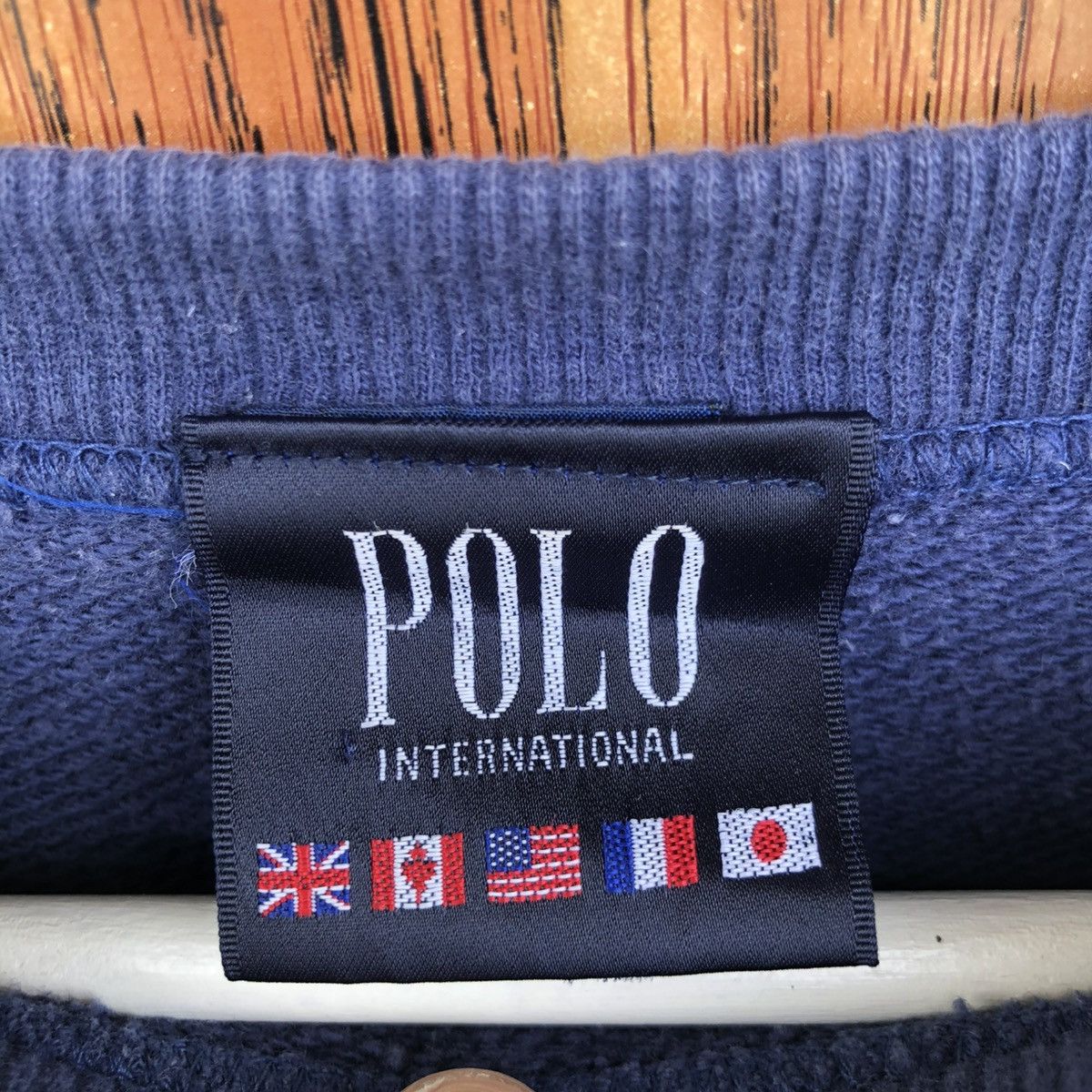 Vintage vintage Polo International Sport Big Logo Sweatshirt Size US M / EU 48-50 / 2 - 7 Thumbnail