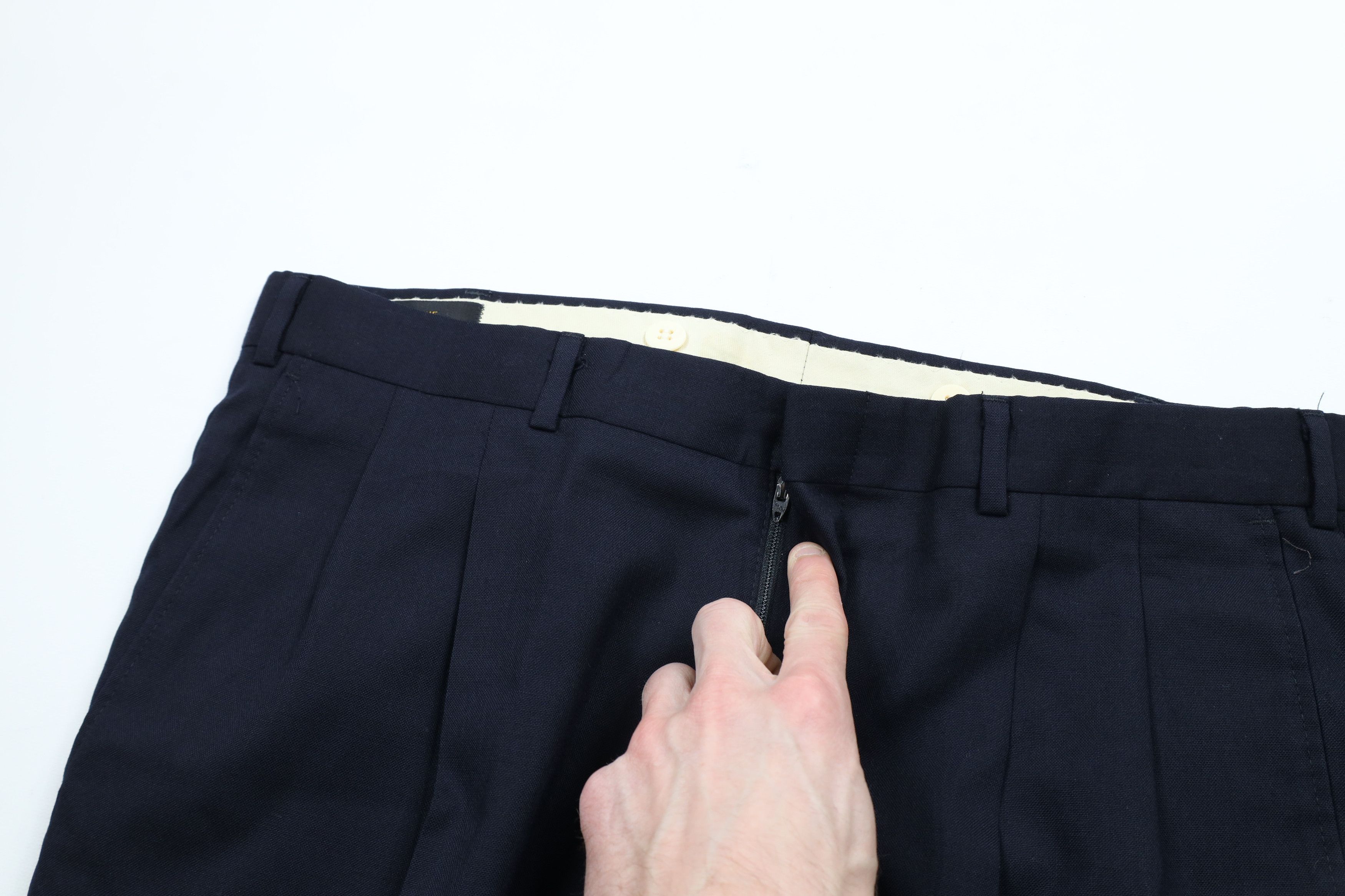 Vintage Vintage 70s Streetwear Pleated Cuffed Wide Leg Pants USA Size US 36 / EU 52 - 6 Thumbnail