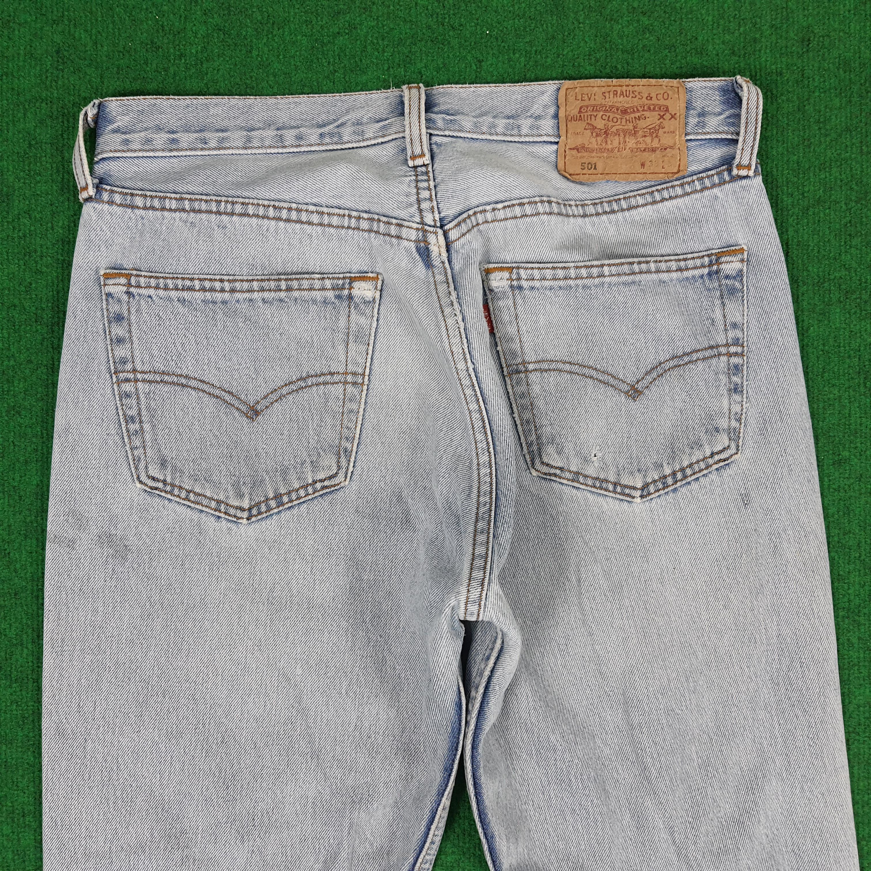 Levi's × Vintage Vintage Levi's 501 Distressed Denim Jeans Size US 30 / EU 46 - 4 Thumbnail