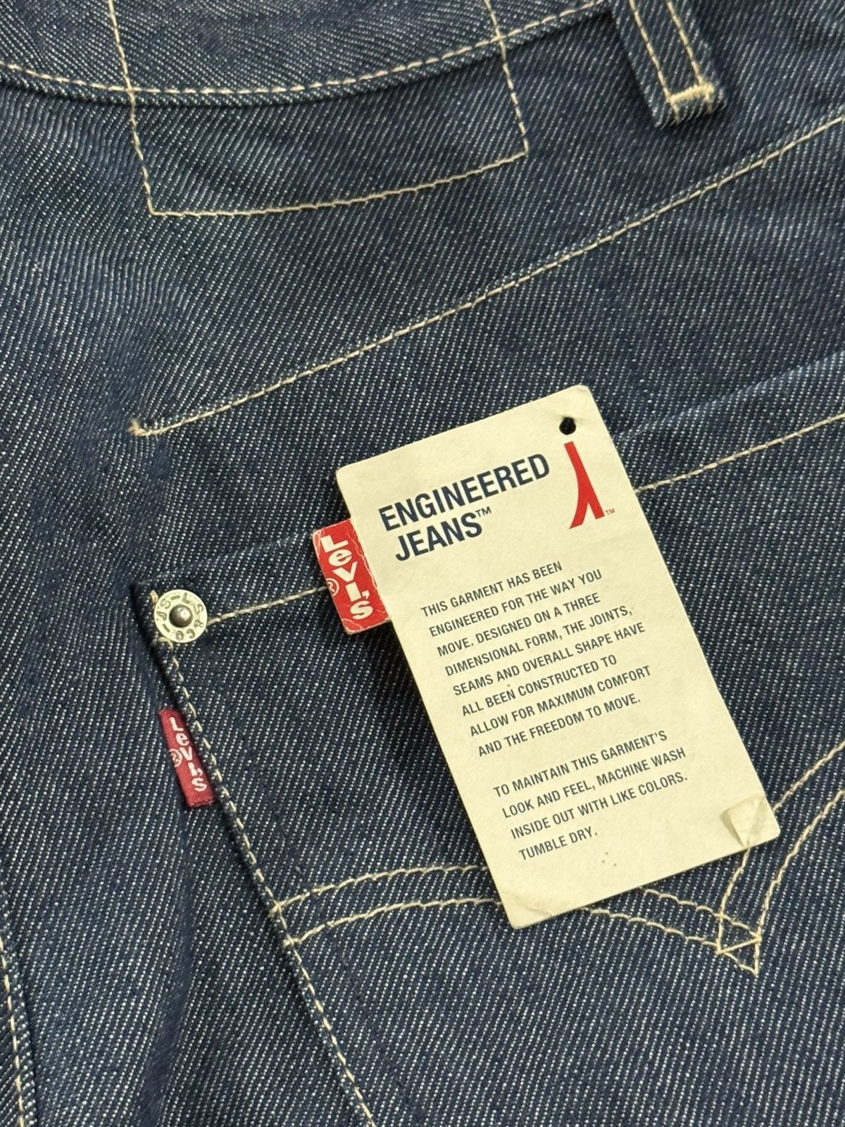 Levi's Vintage Clothing Vintage 90’s Levi’s Engineered Jeans Size US 27 - 11 Thumbnail
