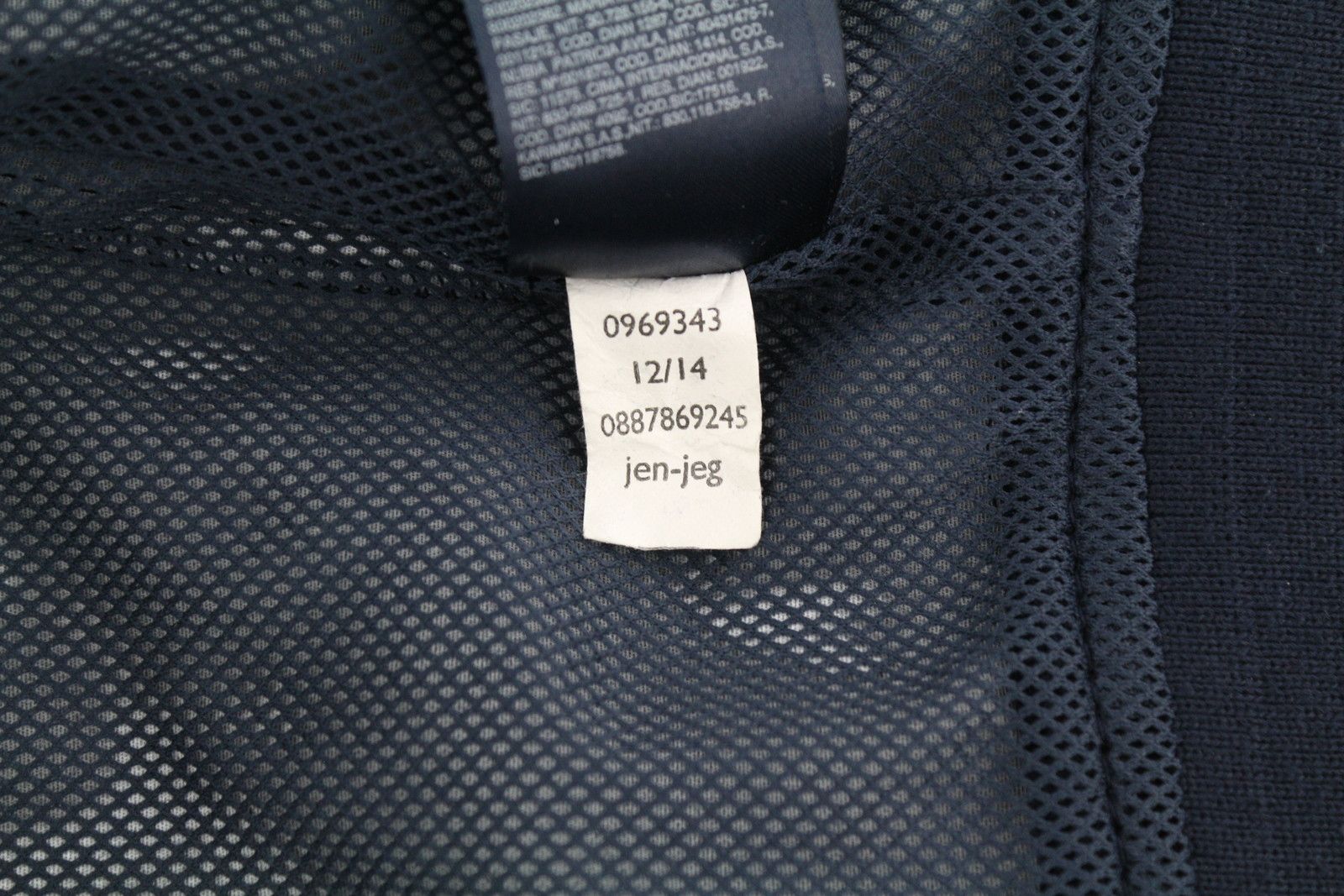 Tommy Hilfiger XL Dark Blue Full Zip High Neck Mesh Lined Jacket 83701 Size US XL / EU 56 / 4 - 13 Thumbnail