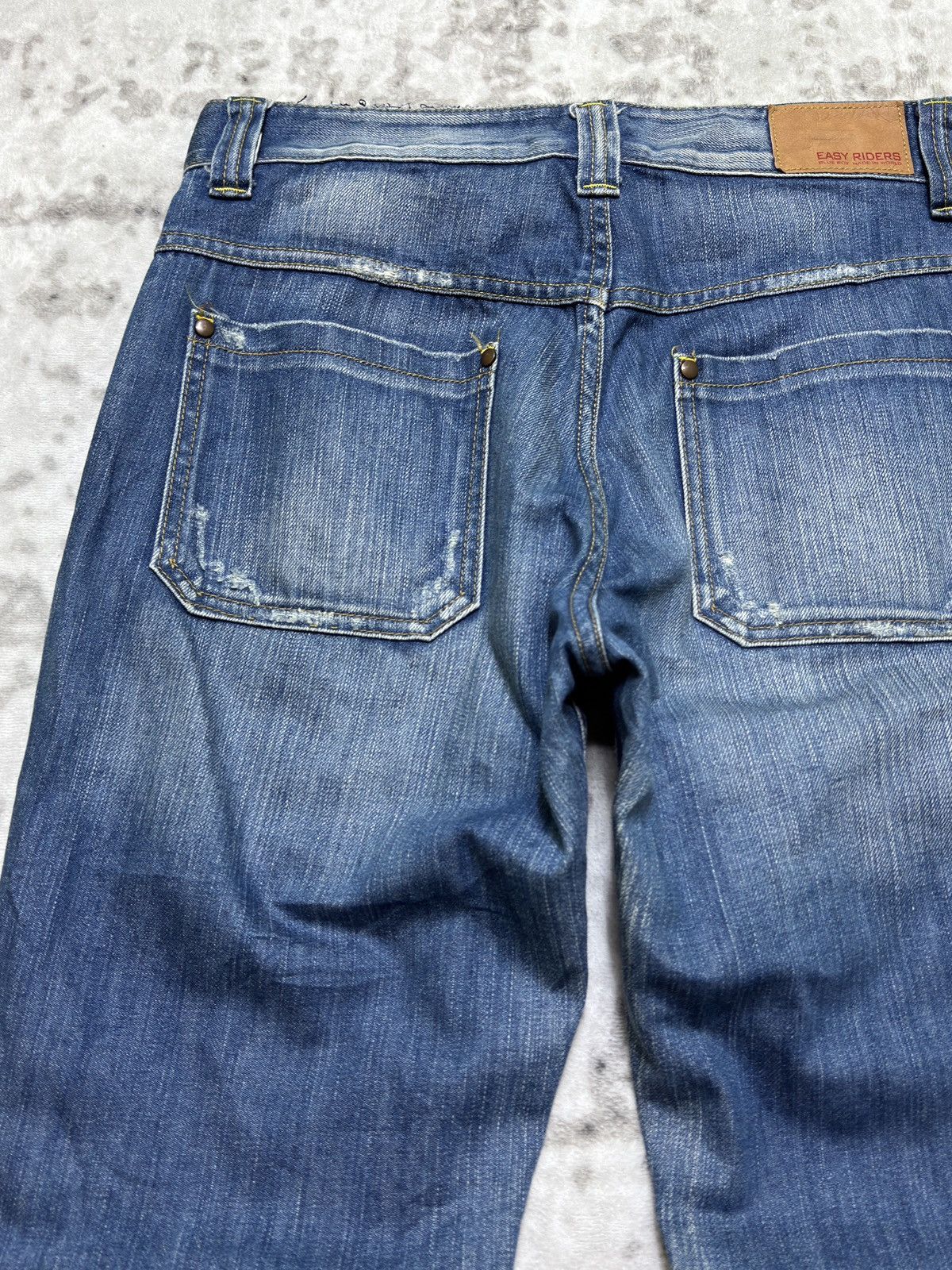 Japanese Brand Vintage Easy Rider Y2K Distressed Regular Fit Workwear Style Size US 30 / EU 46 - 9 Thumbnail
