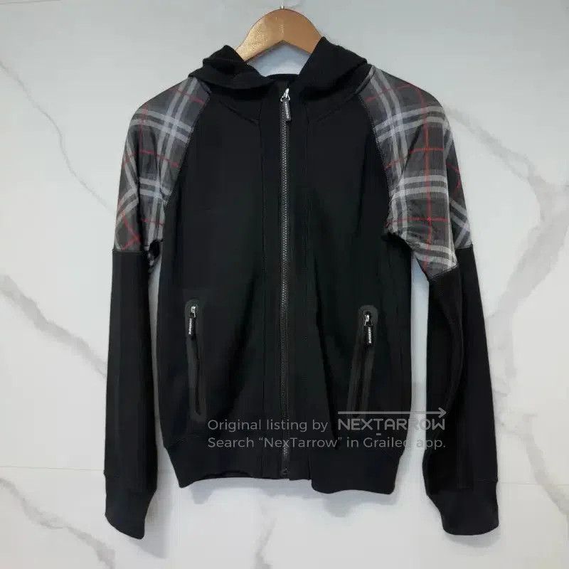 Burberry Burberry Black Cotton Houndstooth Jacket for Women. Size L / US 10 / IT 46 - 1 Thumbnail