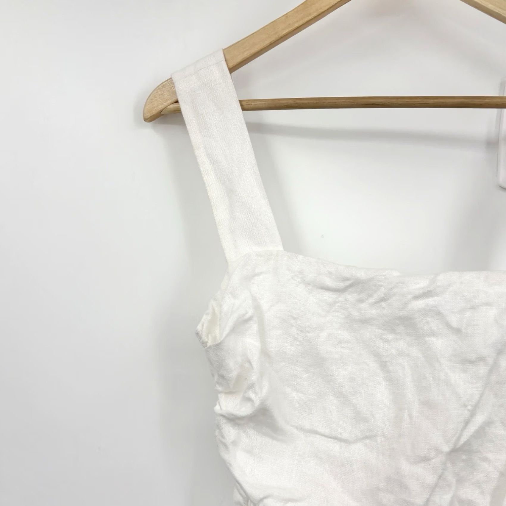 Reformation Reformation Linen Mini Dress 2 Coastal Capsule Beachy Boho Resort Size XS / US 0-2 / IT 36-38 - 2 Thumbnail