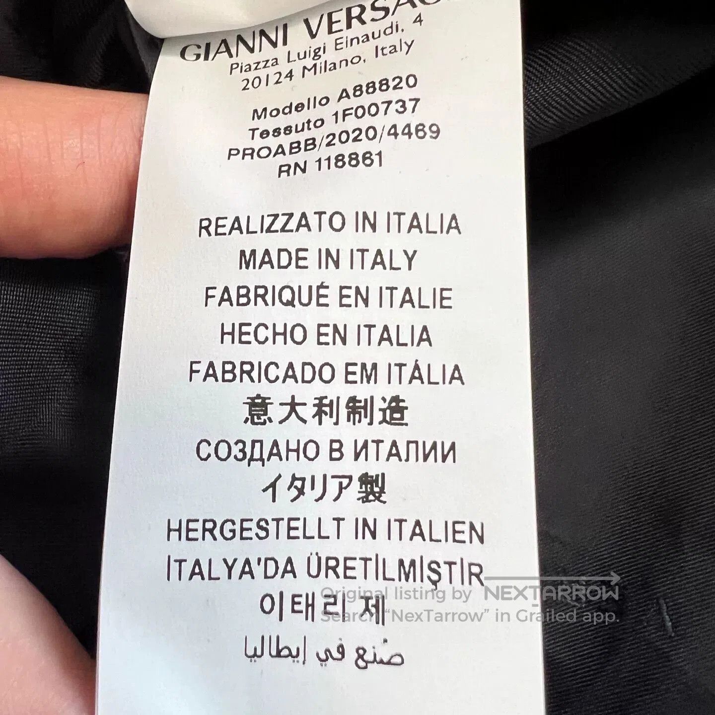 Versace versace men's wool suit deep blue. Size US L / EU 52-54 / 3 - 7 Thumbnail