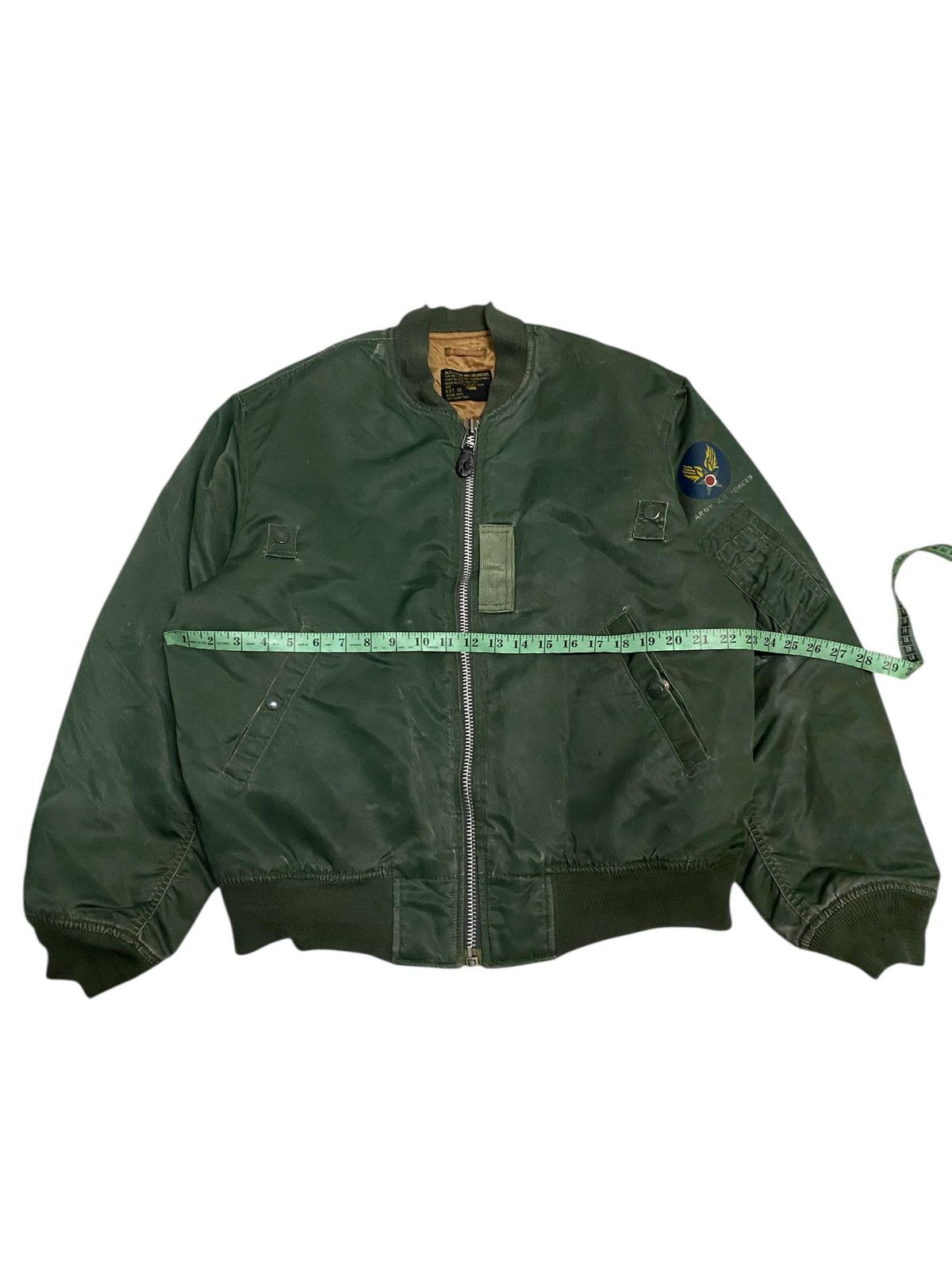 Vintage Vintage Army Air Force Bomber Flight Jacket Size US XL / EU 56 / 4 - 9 Thumbnail