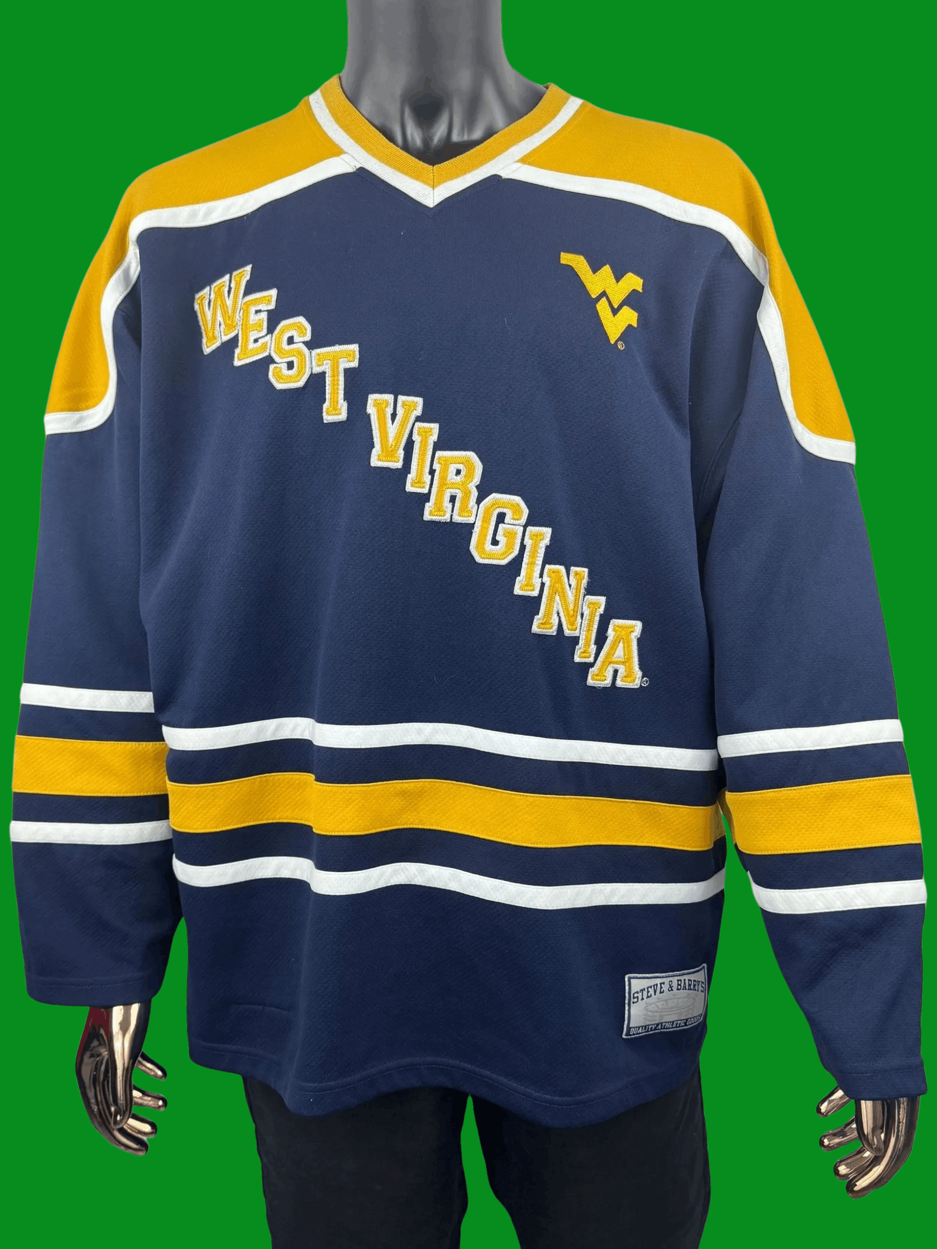 Steve And Barrys VTG Steve & Barry’s WVU Mountaineers Hockey Jersey #99 Size US M / EU 48-50 / 2 - 1 Thumbnail