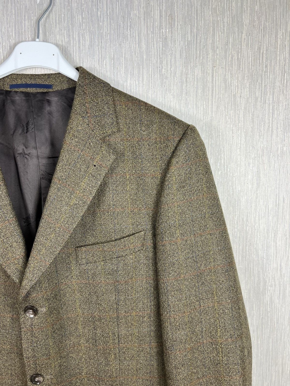 Burberry Vintage Burberry London wool bristol checked blazer jacket Size US L / EU 52-54 / 3 - 3 Thumbnail