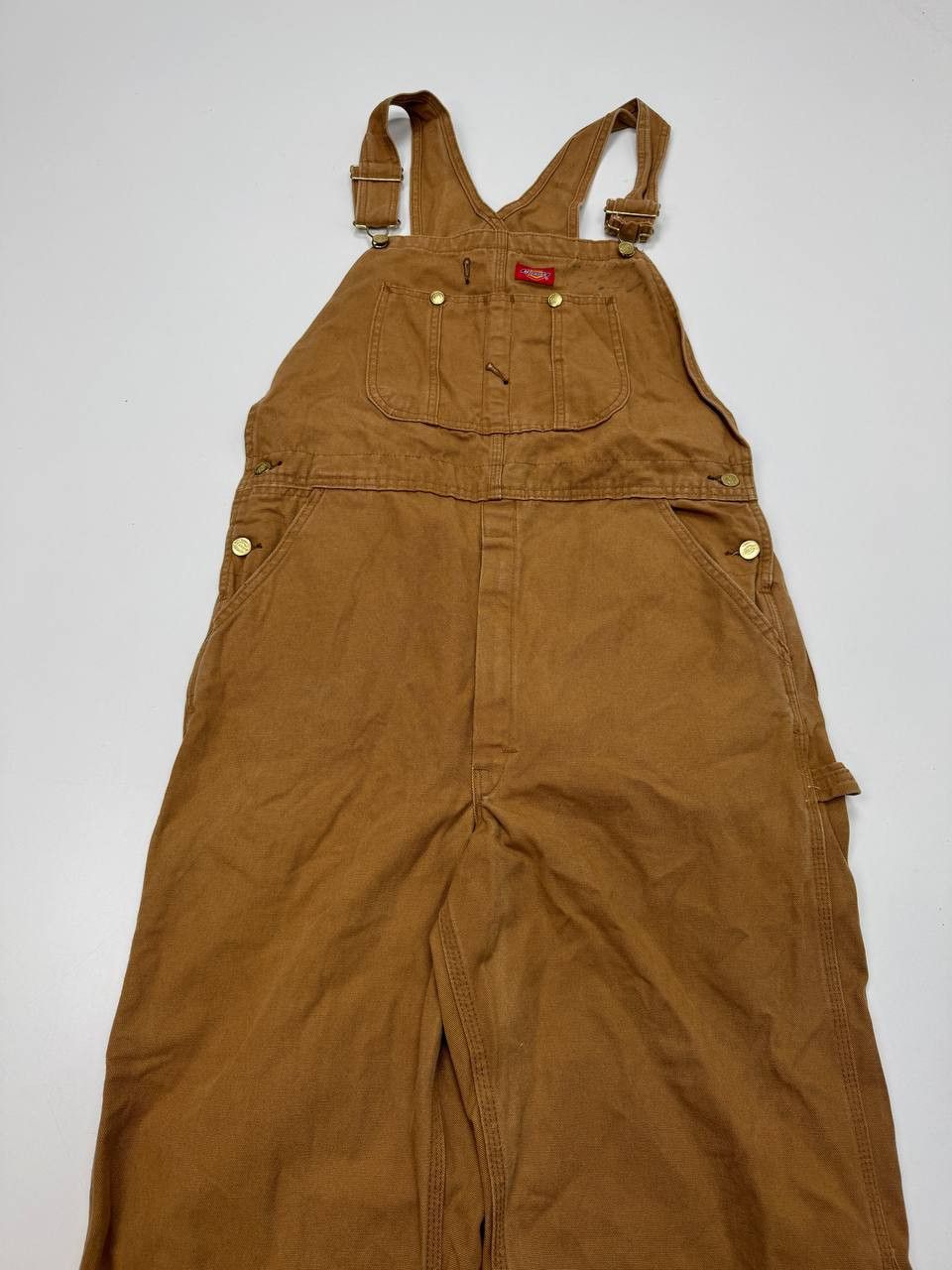 Dickies Vintage Dickies Arbeitslatzhose Herren Braun Size US 38 / EU 54 - 3 Thumbnail