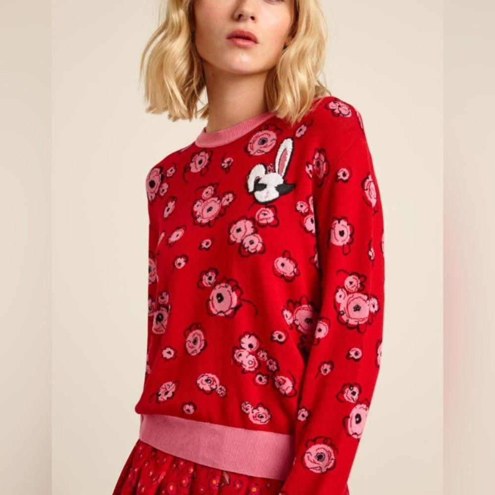 Designer Marella by Max Mara Label-cut Jacquard Sweater with Patch M Size M / US 6-8 / IT 42-44 - 11 Thumbnail