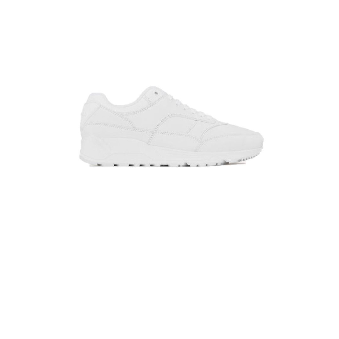 Saint Laurent Paris oc11z0226 760607 Bump Sneakers in Smooth Leather in White Size US 7 / IT 37 - 1 Thumbnail