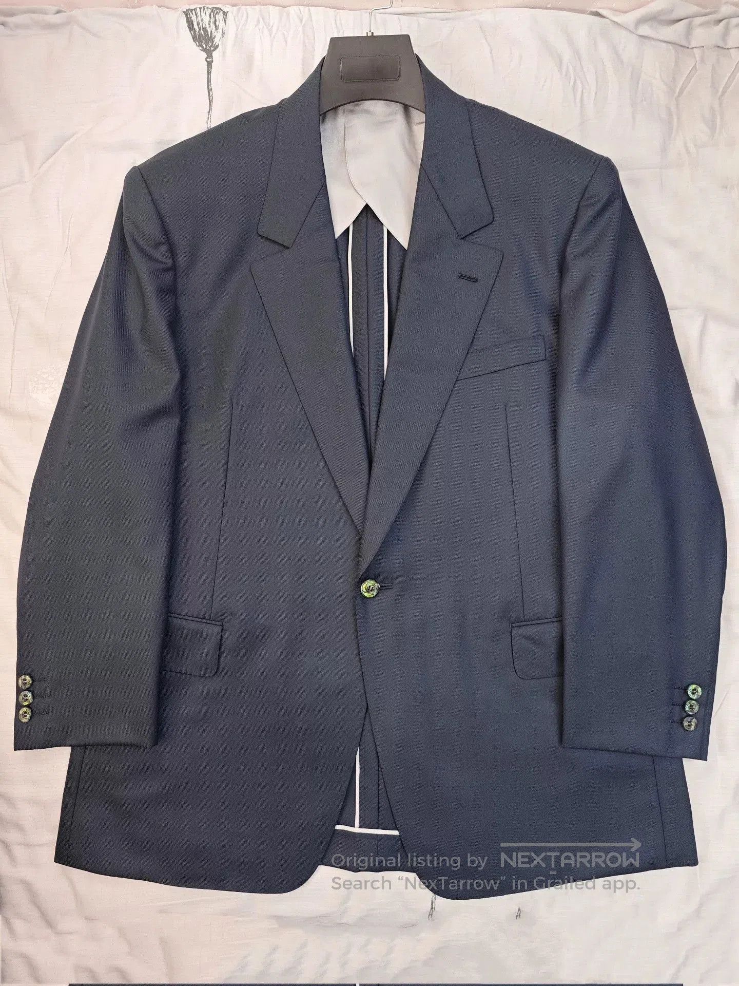 SCABAL Custom Wool and Linen Suit Set. Size US L / EU 52-54 / 3 - 6 Thumbnail