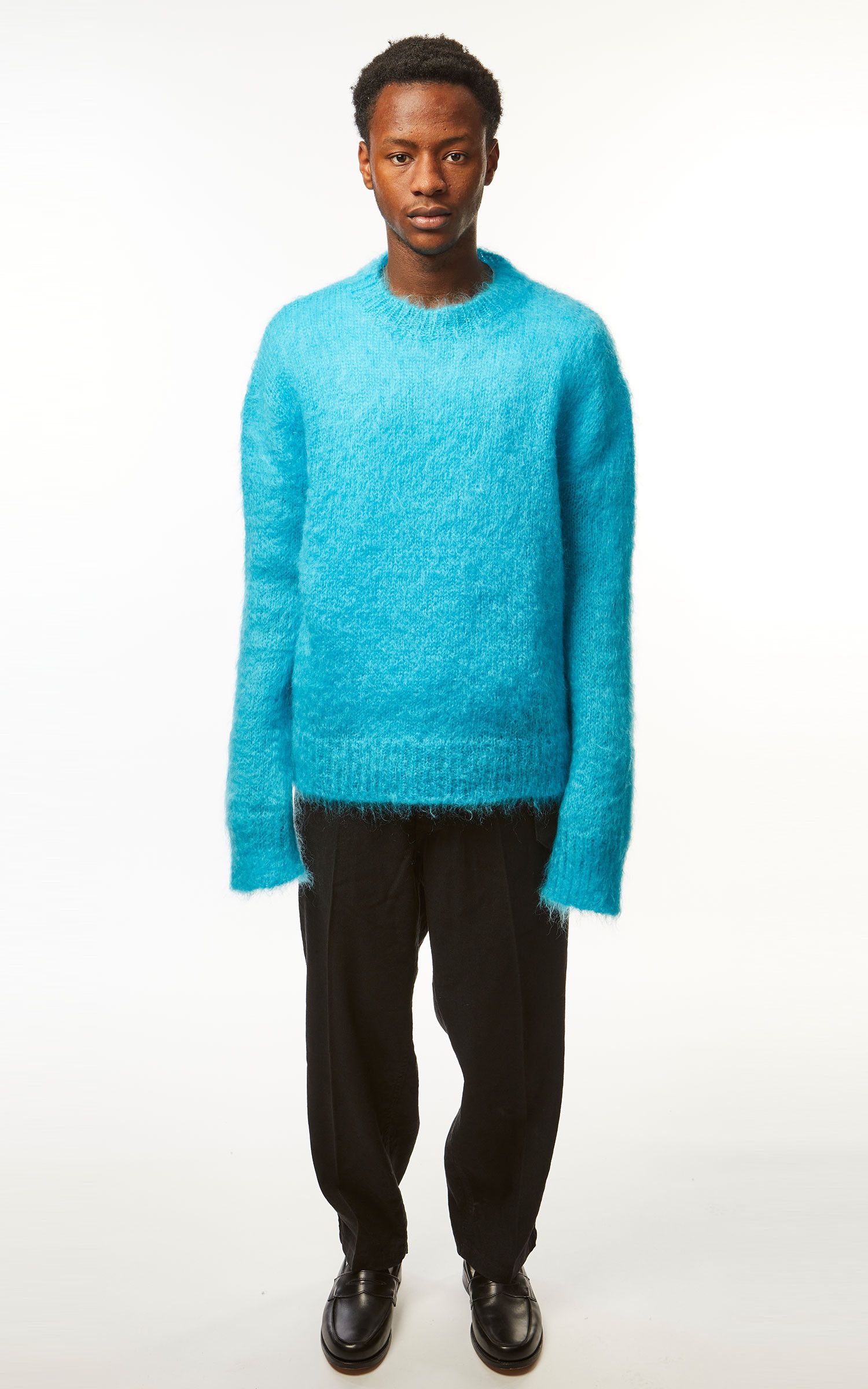 Marni o1y0225 Crewneck Sweater in Turquoise Size US M / EU 48-50 / 2 - 7 Thumbnail