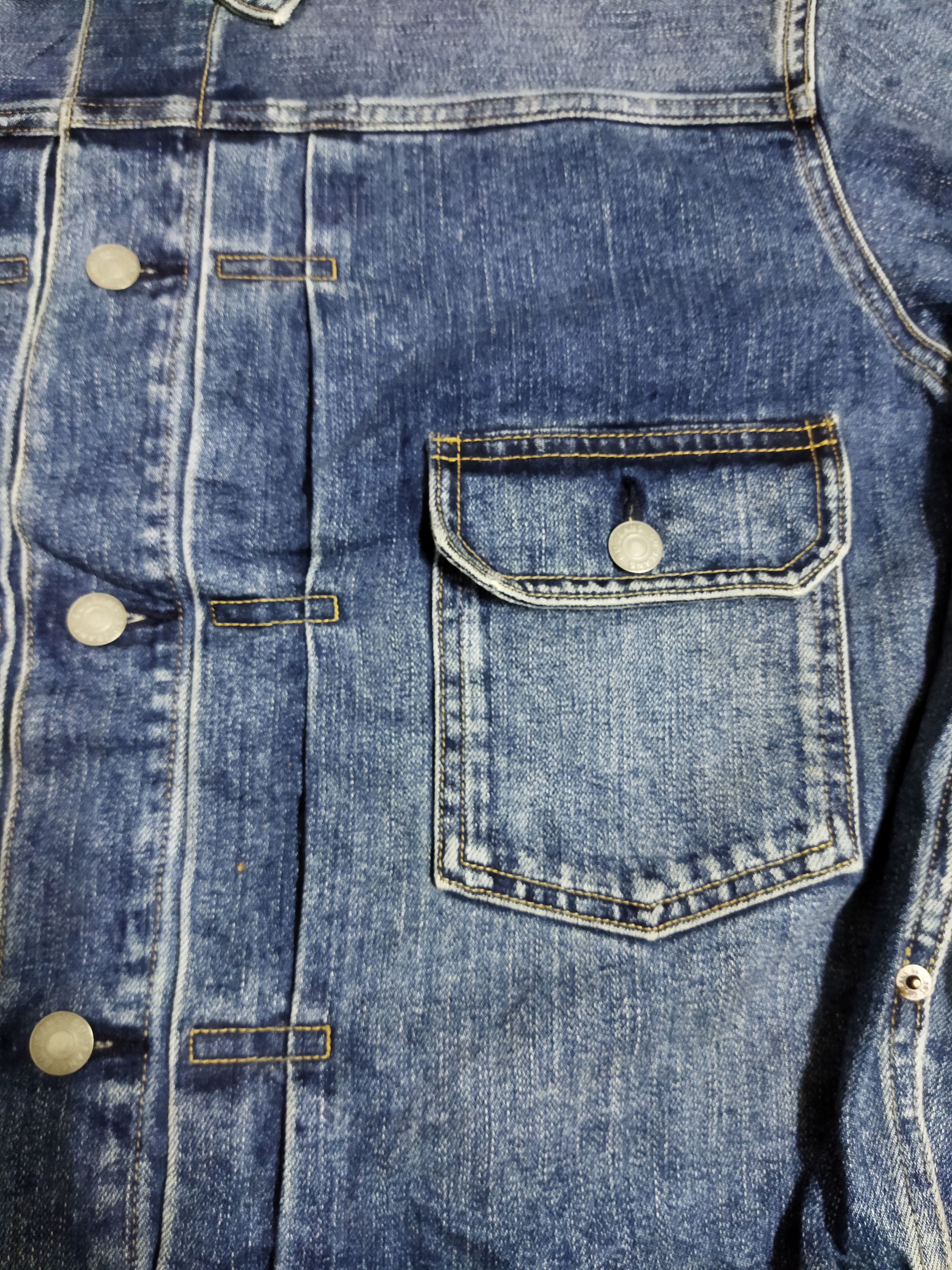 GU Gu Jeans Type 2 Denim Jacket Size US L / EU 52-54 / 3 - 3 Thumbnail