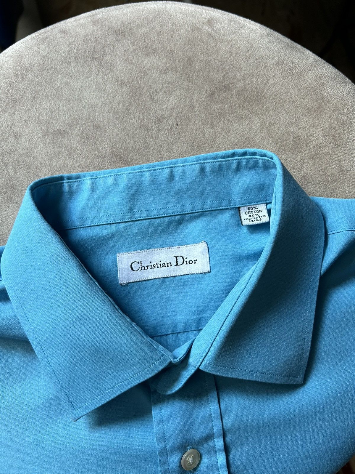 Dior × Vintage Vintage Christian Dior classic shirt logo Size US XL / EU 56 / 4 - 11 Thumbnail
