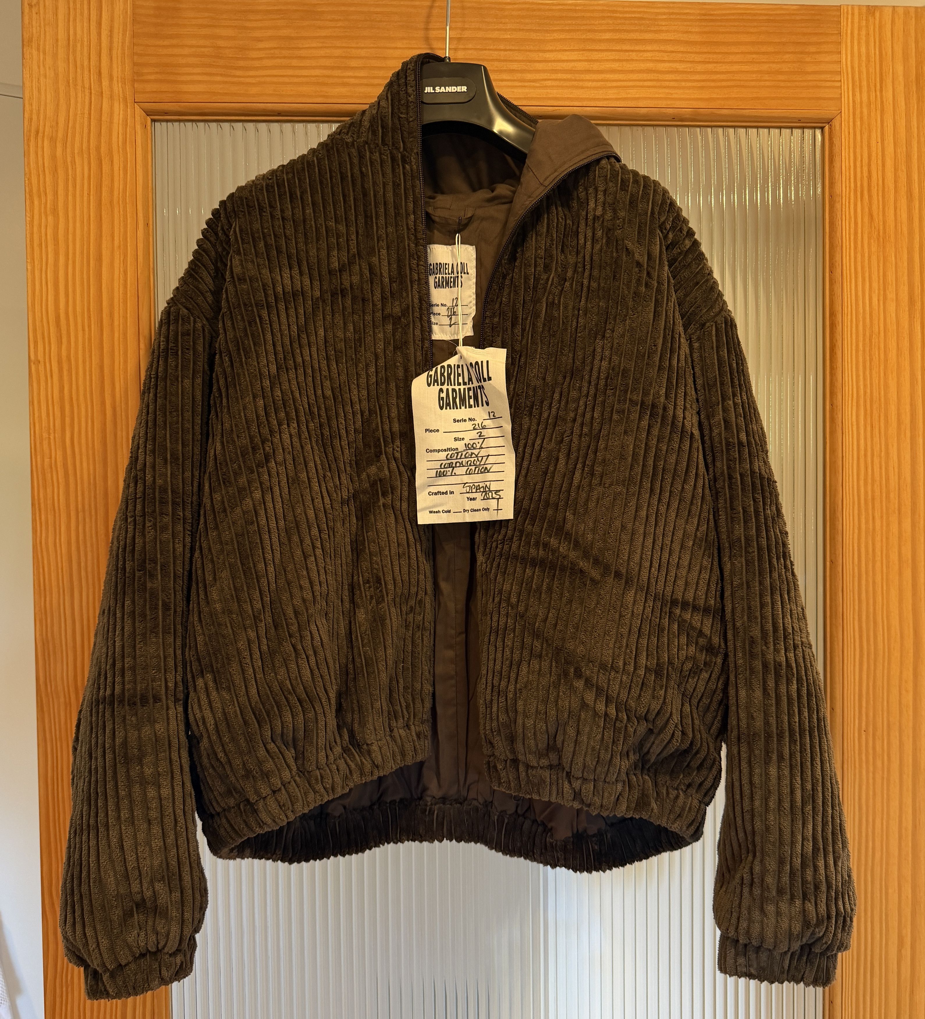 Gabriella Coll Garments S17 NO.216 CORDUROY PUFFER ZIPPER JACKET Size US M / EU 48-50 / 2 - 1 Thumbnail