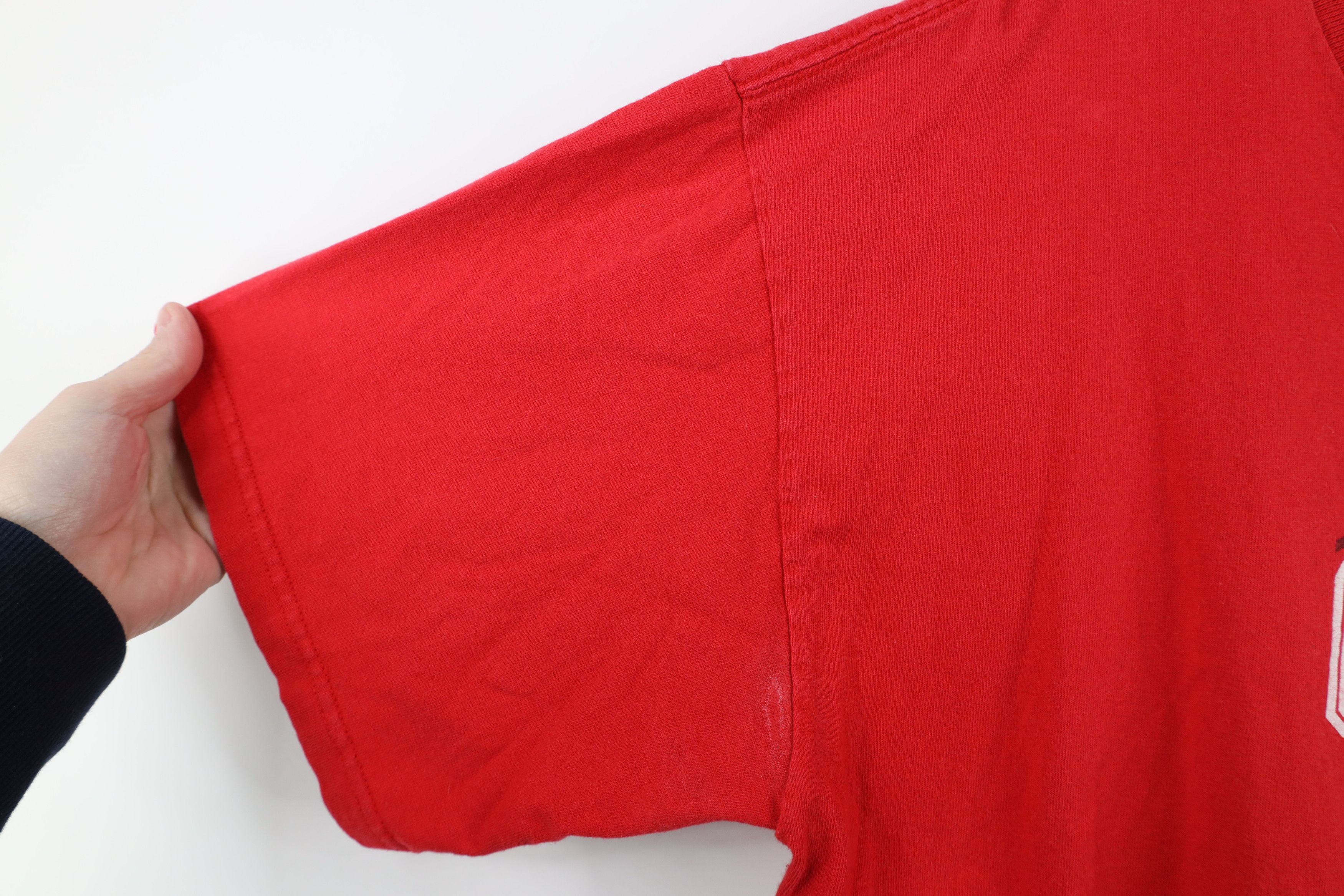 Nike × Vintage Vintage Nike Center Swoosh Ohio State University T-Shirt Size US L / EU 52-54 / 3 - 6 Thumbnail