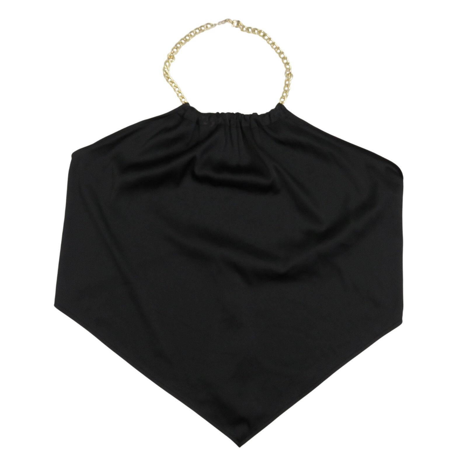 Other Olive Tree Black Halter Top With Gold Chain Strap Size Small Size S / US 4 / IT 40 - 2 Thumbnail