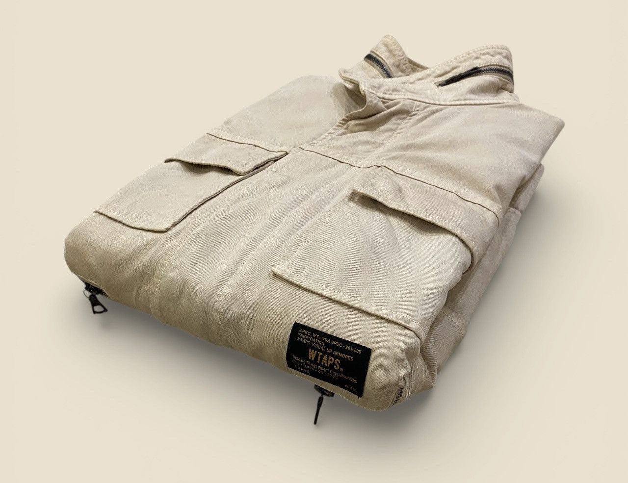 Wtaps 🔥VINTAGES WTAPS M-65 SPEC 201-205 FIELD SATIN JACKET ARMY Size US S / EU 44-46 / 1 - 13 Thumbnail