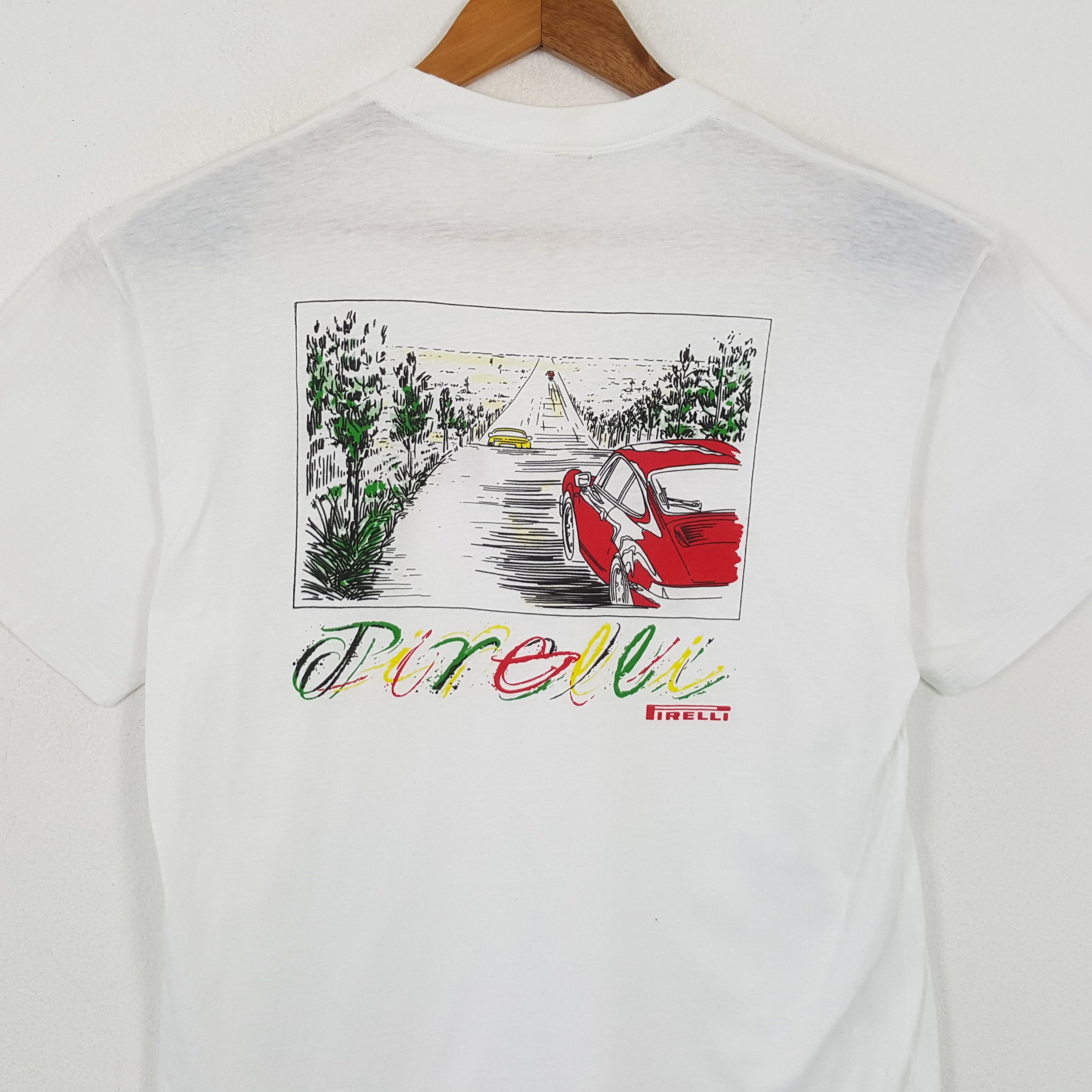 Pirelli × Vintage Vintage PIRELLI Formula One Racing Team T-Shirts Size US M / EU 48-50 / 2 - 2 Thumbnail