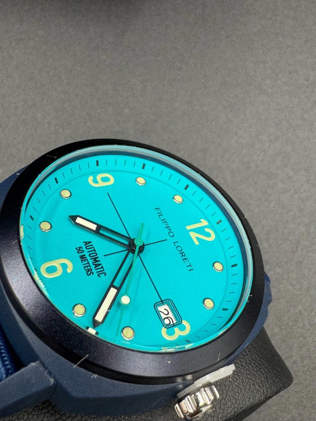 Other Filippo Loreti Folgore Ocean Automatic Turquoise Dial Recycl Size ONE SIZE - 7 Thumbnail