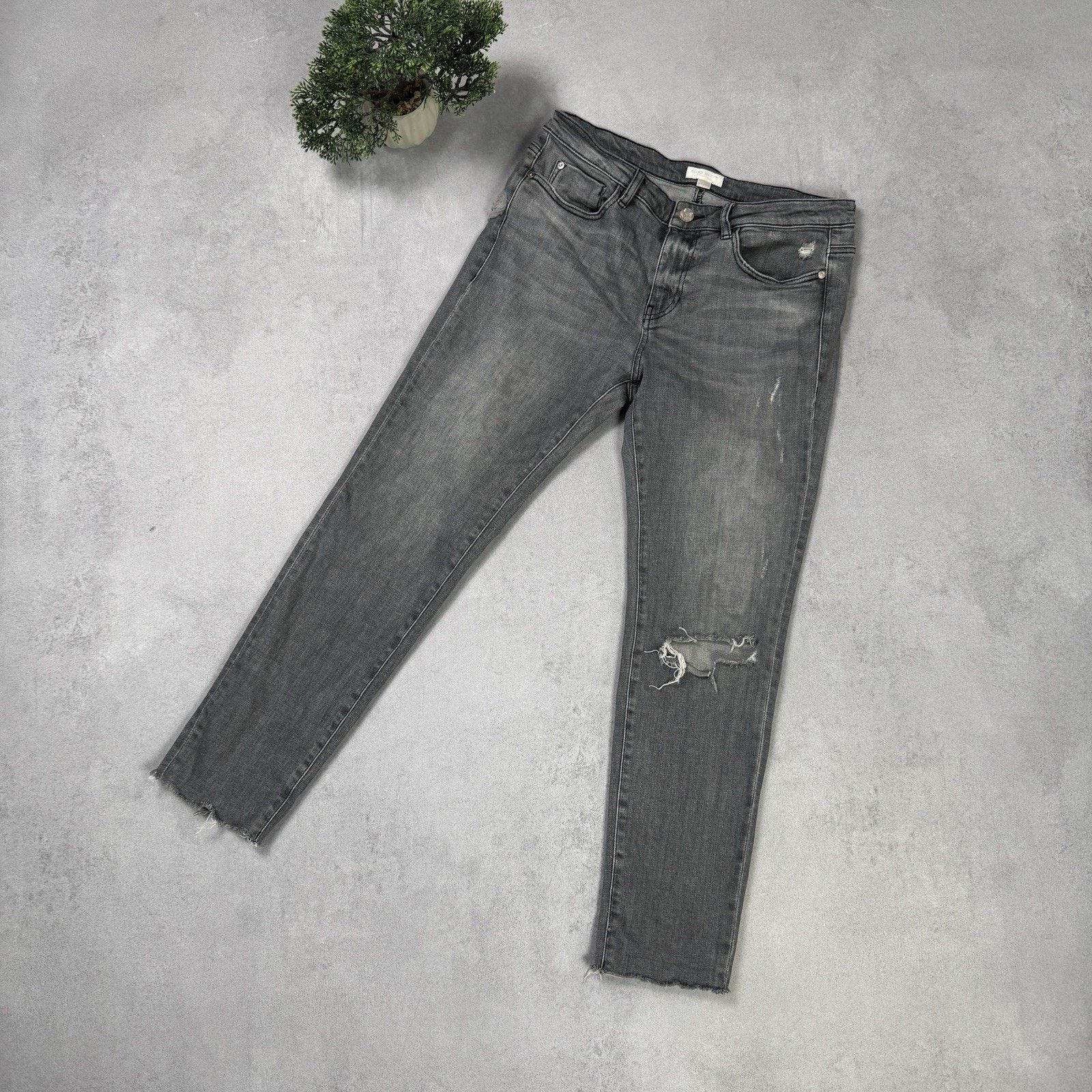 Miss Sixty Vintage Miss Sixty Avant Garde Grey Jeans Denim Pants Size 31" - 1 Thumbnail