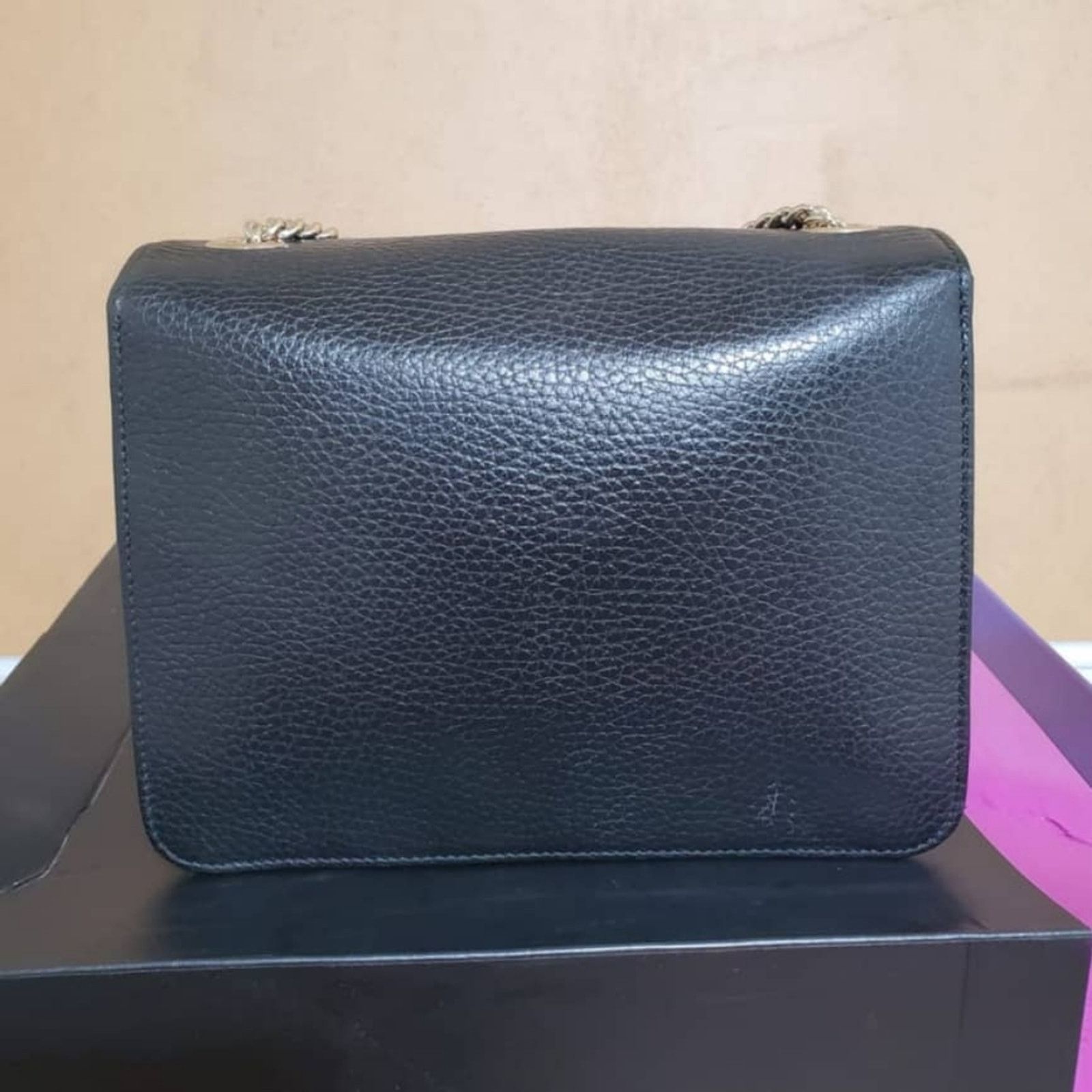 Gucci Auth GUCCI Dollar Calfskin Small Interlocking G Shoulder Bag Size ONE SIZE - 6 Thumbnail
