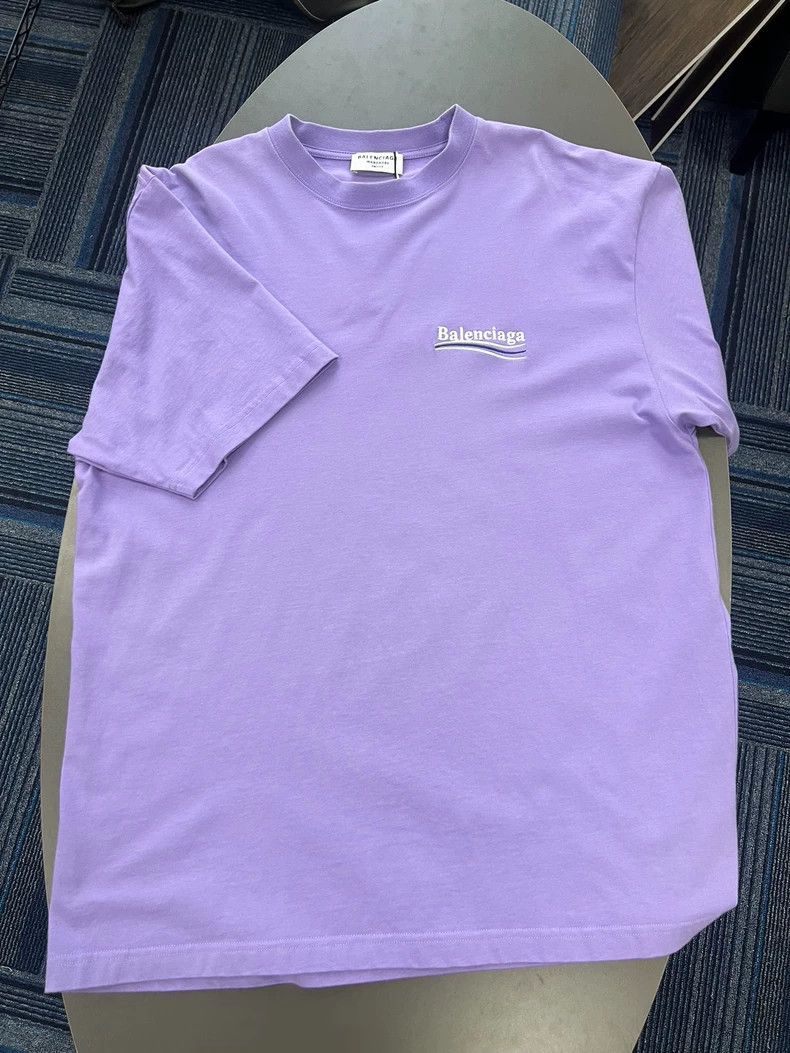 Balenciaga Balenciaga Cola Logo short sleeve T-shirt purple Size US S / EU 44-46 / 1 - 1 Thumbnail