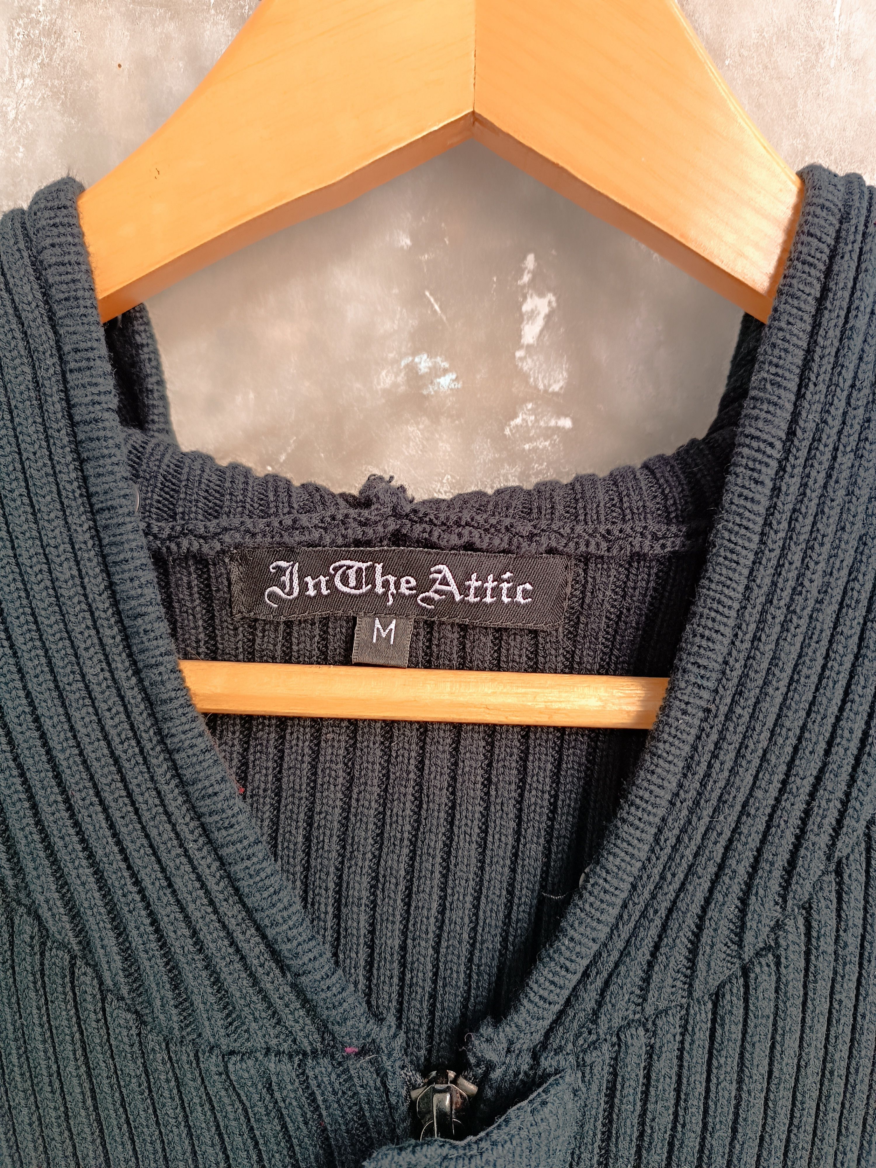 Japanese Brand IN THE ATTIC BARK LONG WOOL JACKET Size US M / EU 48-50 / 2 - 3 Thumbnail