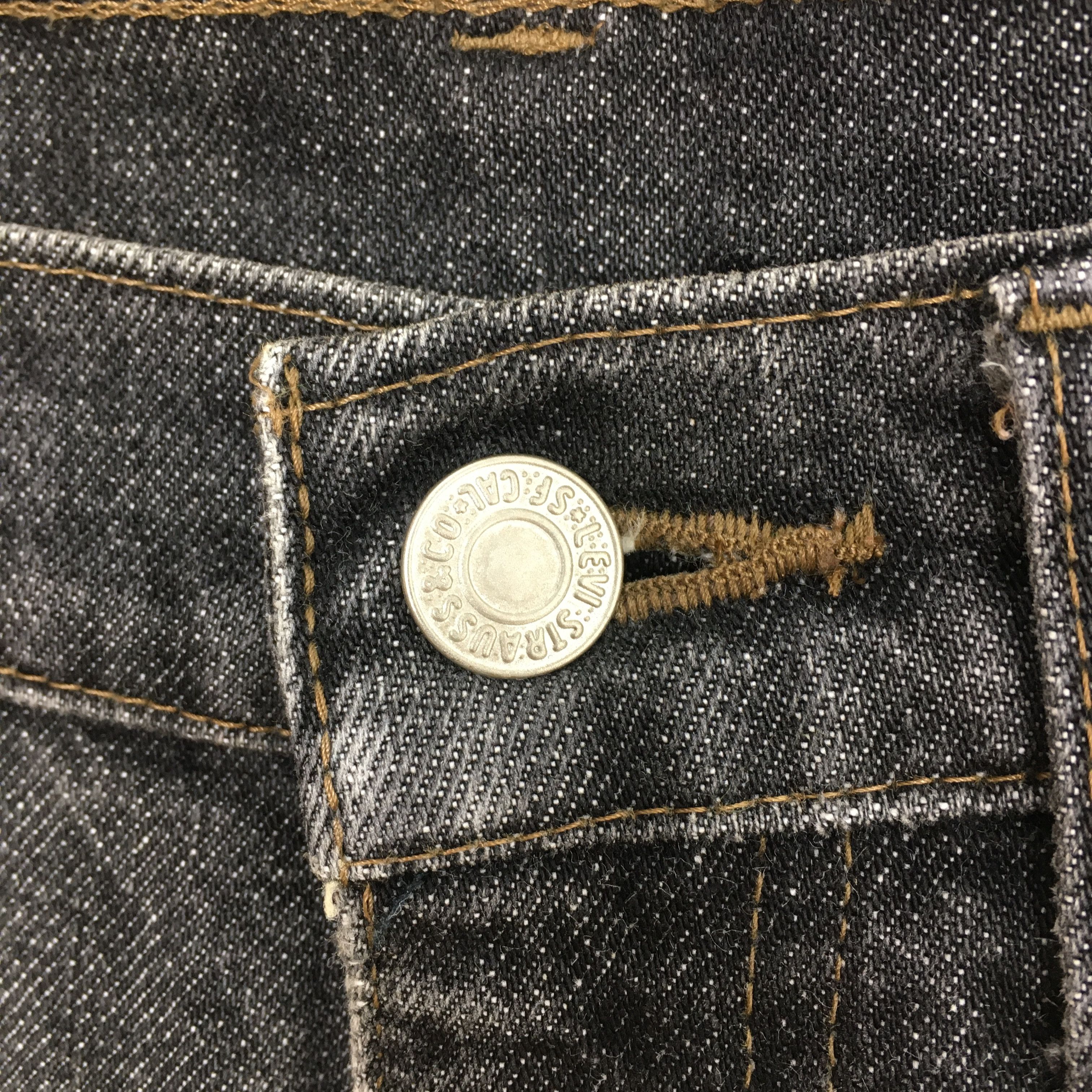 Jean × Levi's × Vintage Size 30x31 Vintage Levi's 603 Faded Black Jeans Size US 30 / EU 46 - 5 Thumbnail