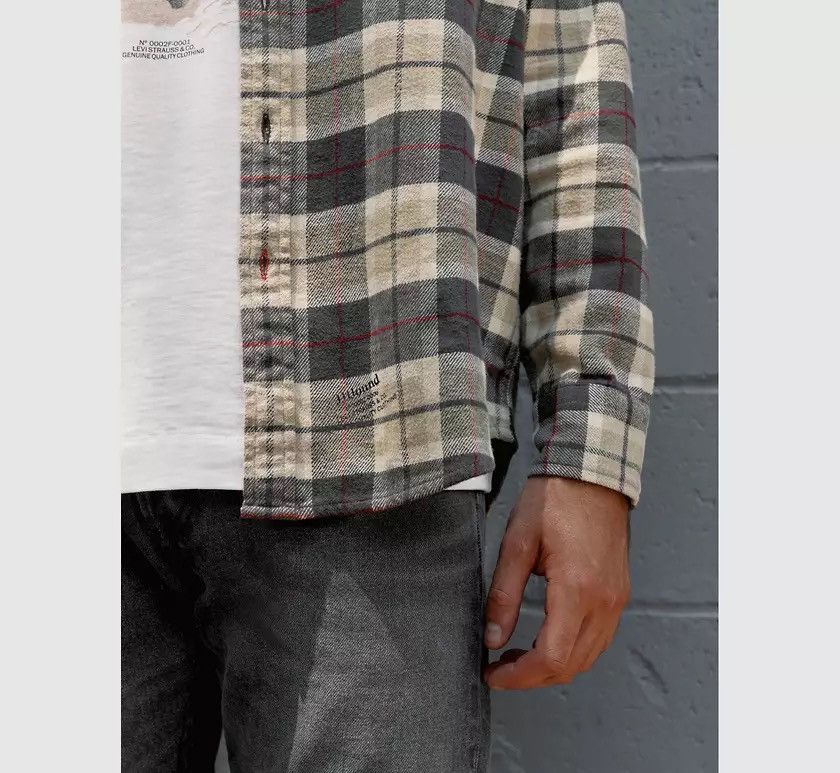 JJJJound × Levi's Levi’s JJJJOUND Plaid Flannel Shirt Size US L / EU 52-54 / 3 - 10 Thumbnail