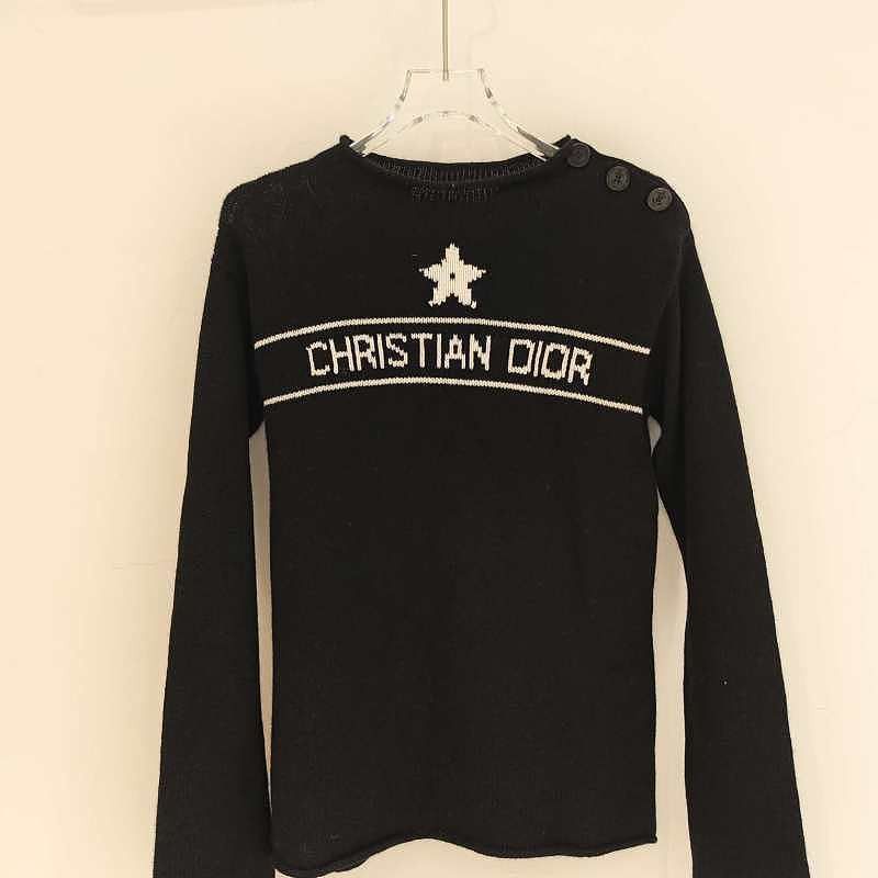 Dior Christian Dior Star Logo Cashmere Sweater Size 36 Size XS / US 0-2 / IT 36-38 - 1 Thumbnail