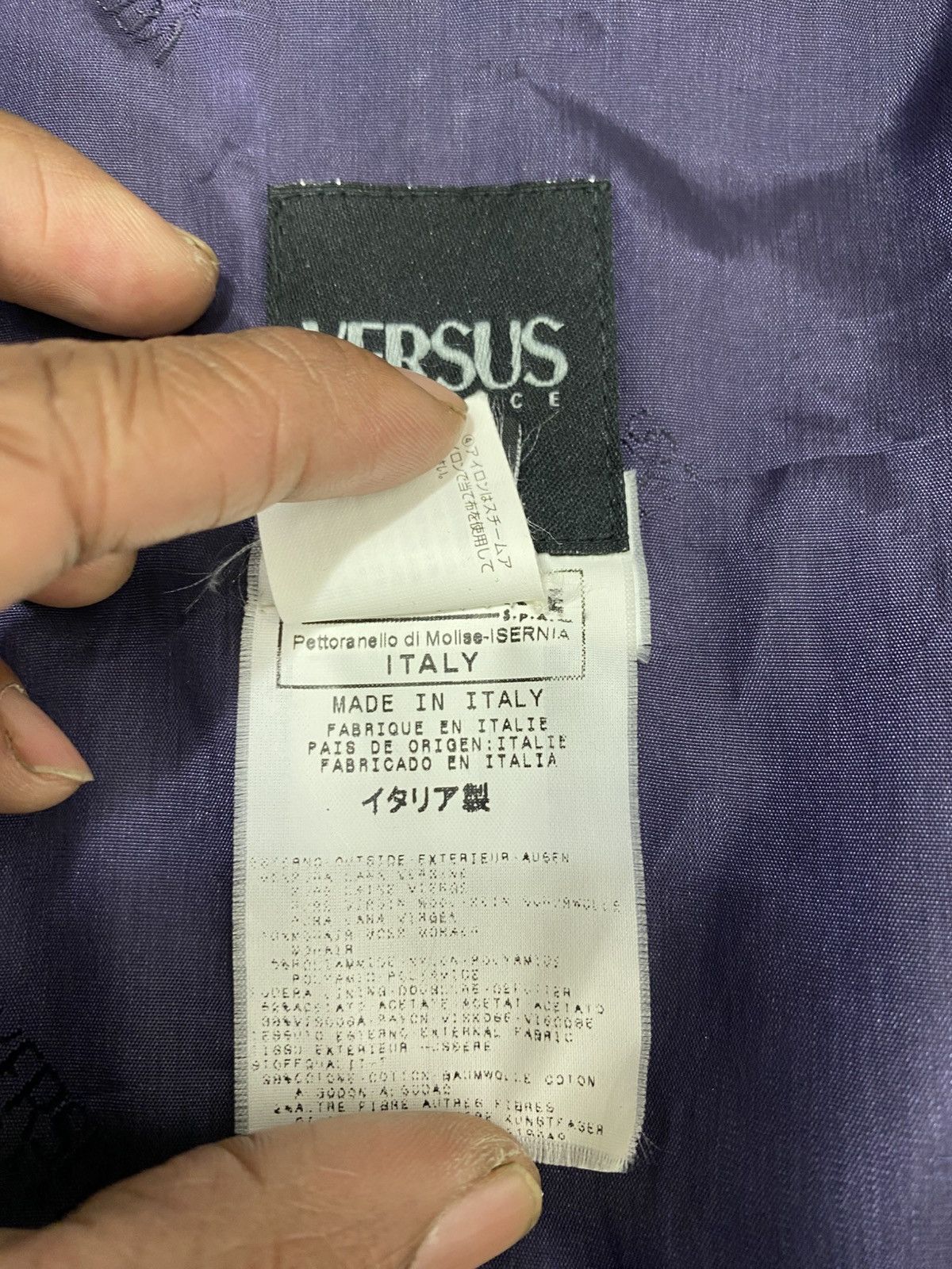 Versace Rare Versus Versace Cashmere Wool Long Coat/Jacket Size S / US 4 / IT 40 - 16 Thumbnail