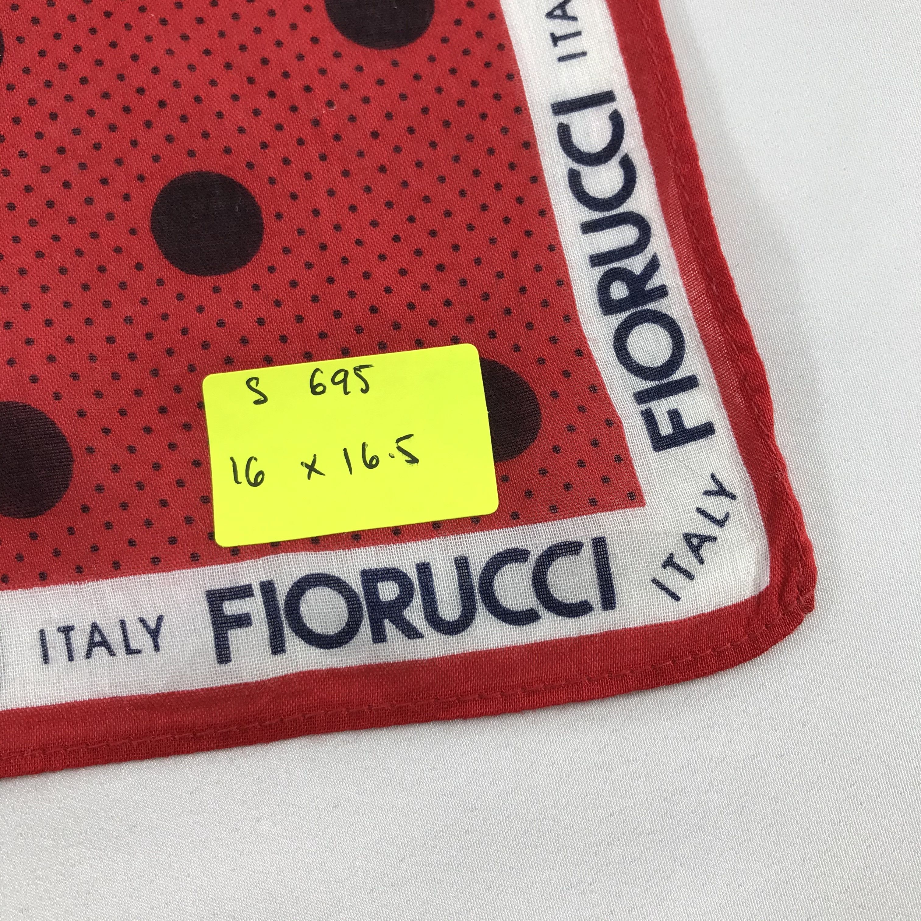 Fiorucci × Vintage Fiorucci Bandana / Handkerchief / Neckerchief - S695 Size ONE SIZE - 5 Thumbnail