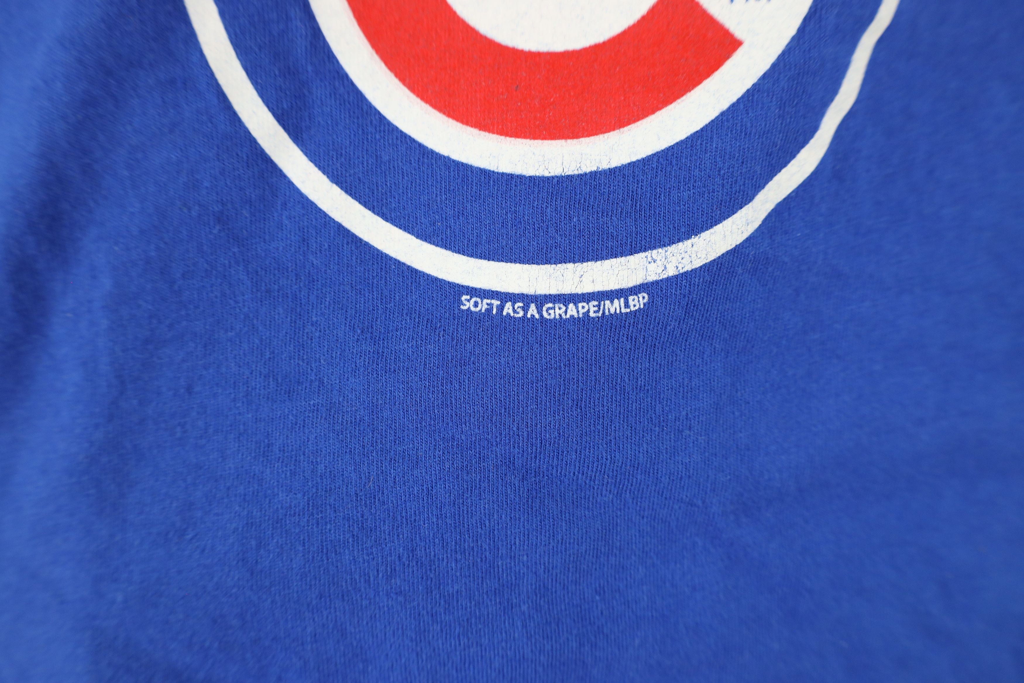 Vintage Vintage Spell Out Chicago Cubs Baseball Long Sleeve T-Shirt Size M / US 6-8 / IT 42-44 - 6 Thumbnail
