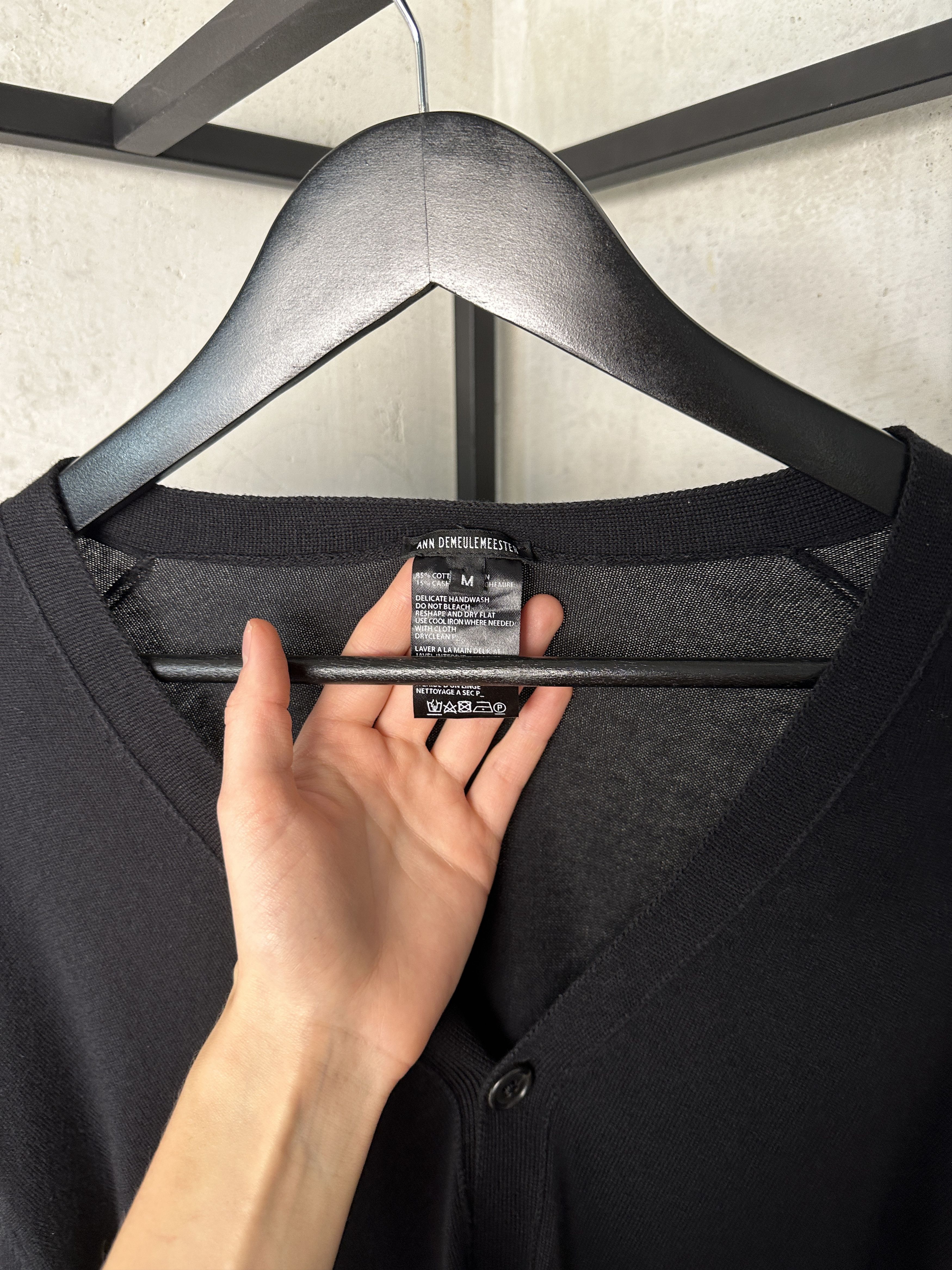 Ann Demeulemeester Ann Demeulemeester Black Cardigan Size XS / US 0-2 / IT 36-38 - 4 Thumbnail