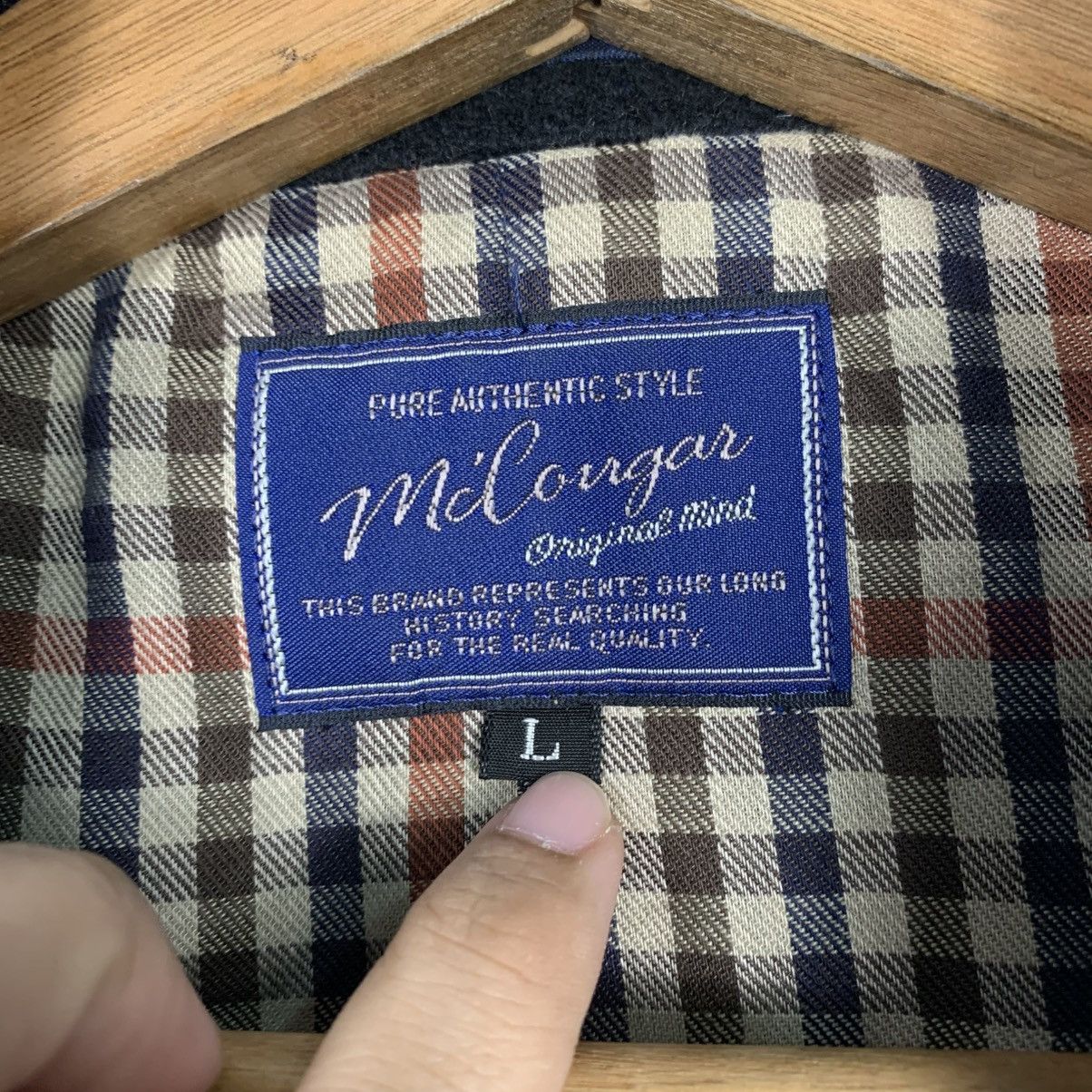 Japanese Brand Japanese Brand Mc Cougar Double Breasted Wool Coat Size US L / EU 52-54 / 3 - 15 Thumbnail