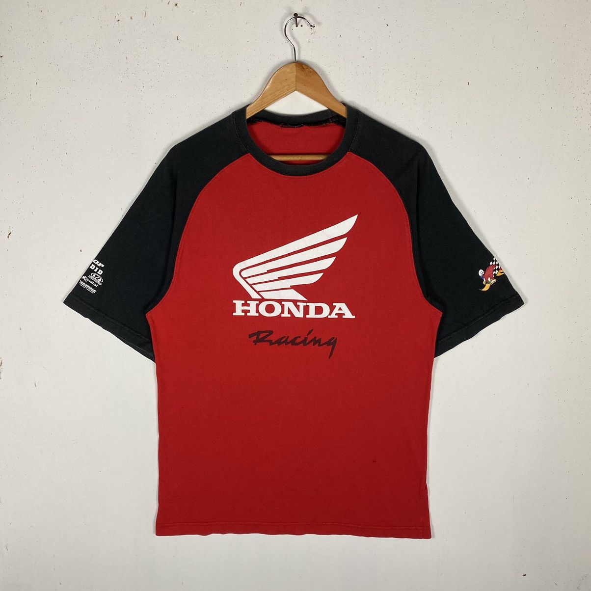 Fox Racing × Honda × Vintage Vintage 90's HONDA RACING Logo Graphic Tee Size US L / EU 52-54 / 3 - 2 Thumbnail
