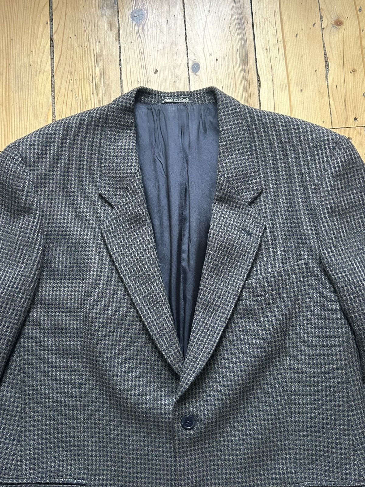 Giorgio Armani Vintage Georgio Armani Blazer checkered Size 44R - 3 Thumbnail