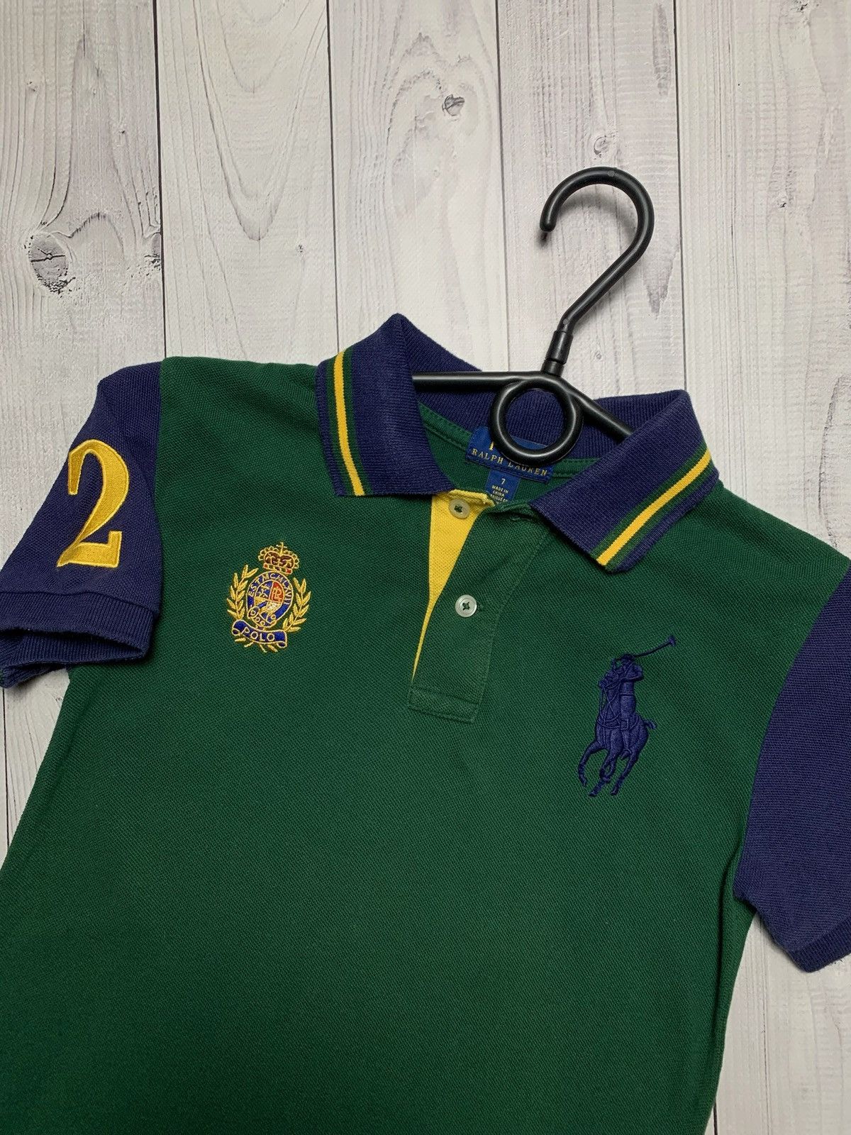 Polo Ralph Lauren × Vintage Vintage polo Ralph Lauren green size kids rare Size US XXS / EU 40 - 2 Thumbnail