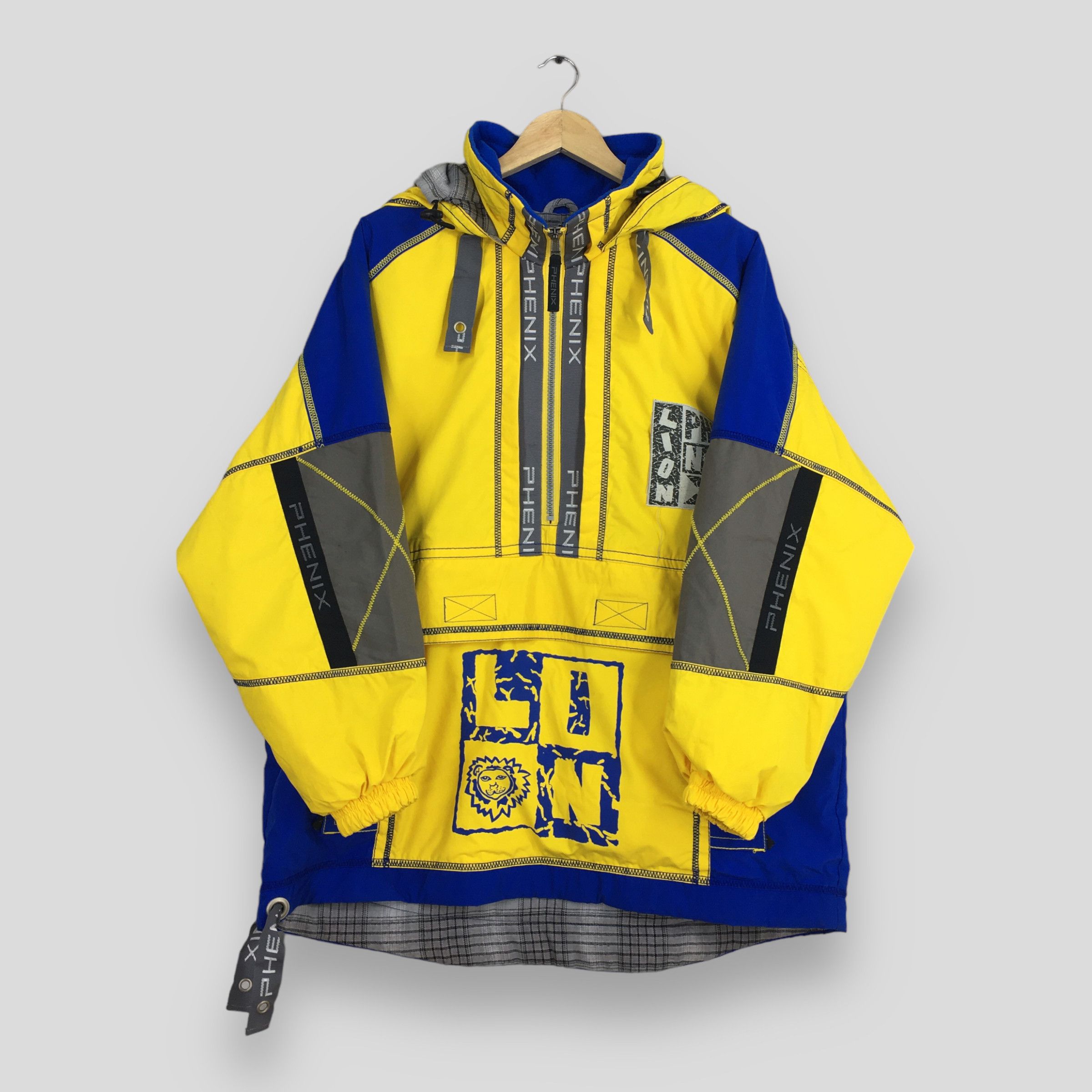 image of Vintage Phenix Multicolor Ski Wear Hoodie Jacket Medium, Men's