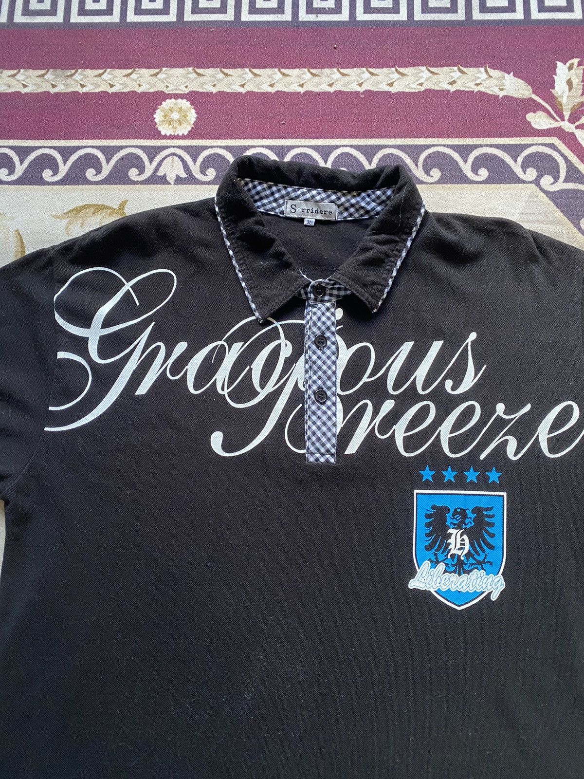 Japanese Brand Japanese Brand Sorridere polo Tee Size US L / EU 52-54 / 3 - 3 Thumbnail