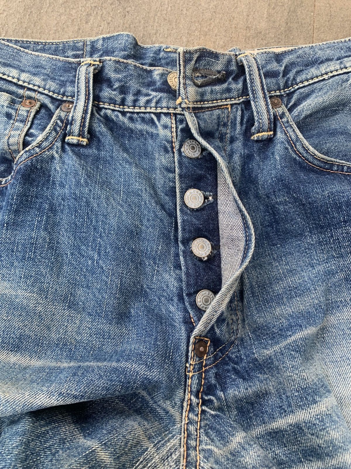 Evisu × Vintage Vintage Evisu Siotani Brothers Selvedge Jeans Size US 30 / EU 46 - 7 Thumbnail