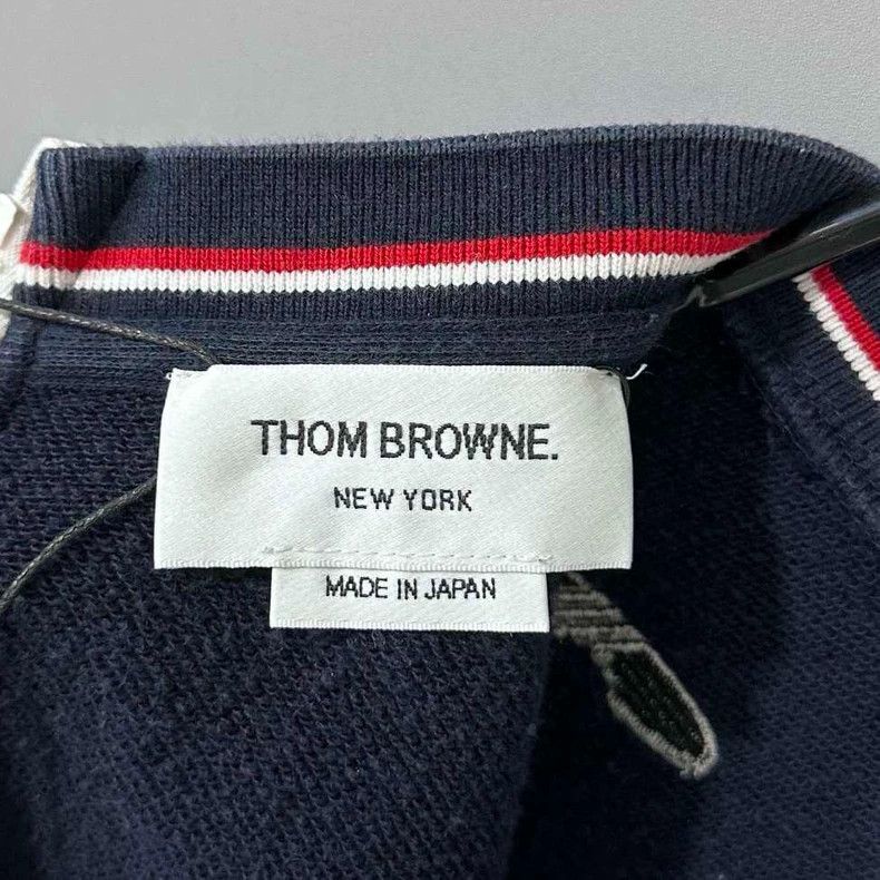 Thom Browne Thom Browne Shark embroidered zipper sweatshirt 2505-Nextar Size US L / EU 52-54 / 3 - 4 Thumbnail