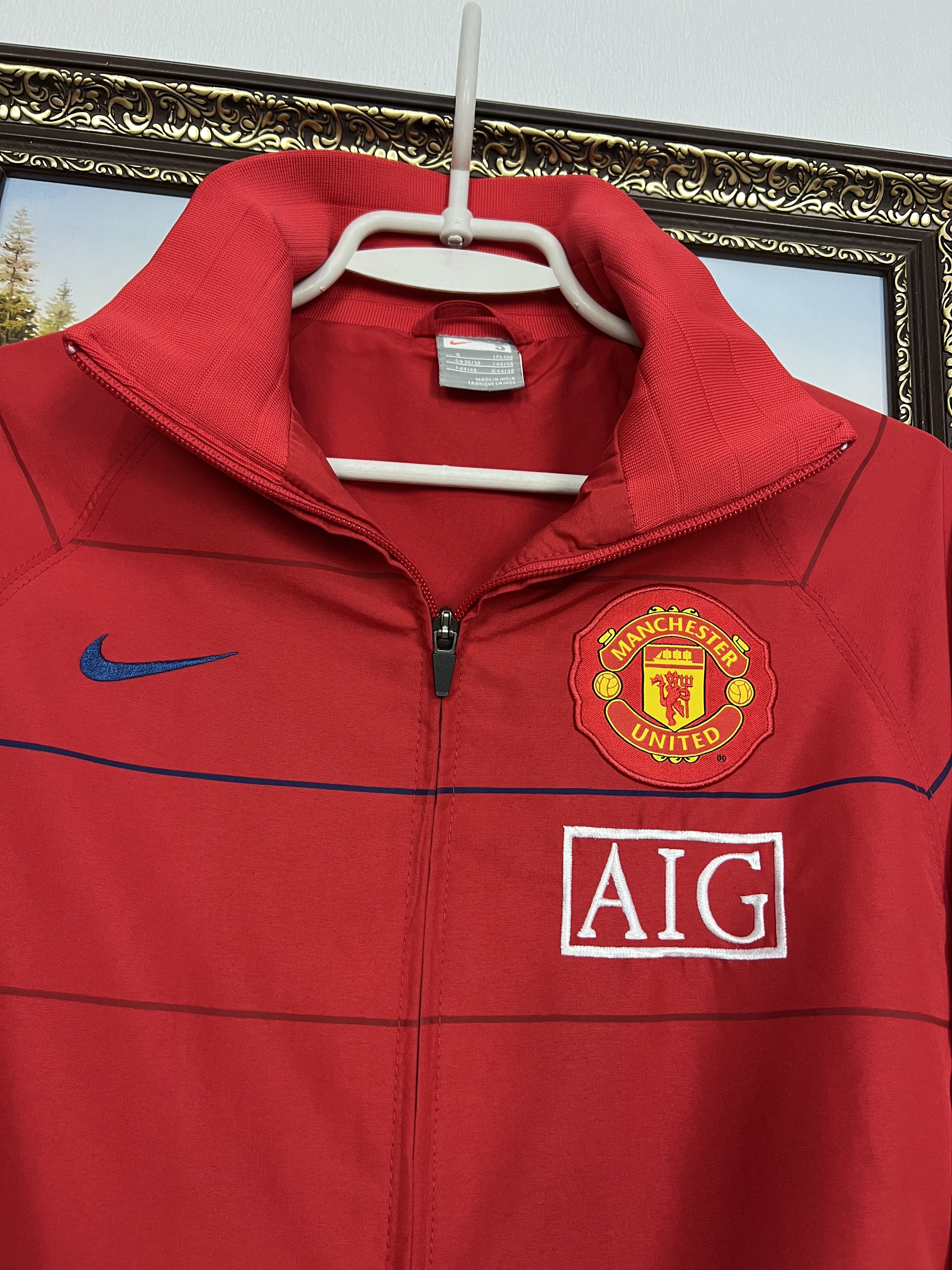 Nike Manchester United Football Jacket Soccer Train Track Top Size US S / EU 44-46 / 1 - 3 Thumbnail