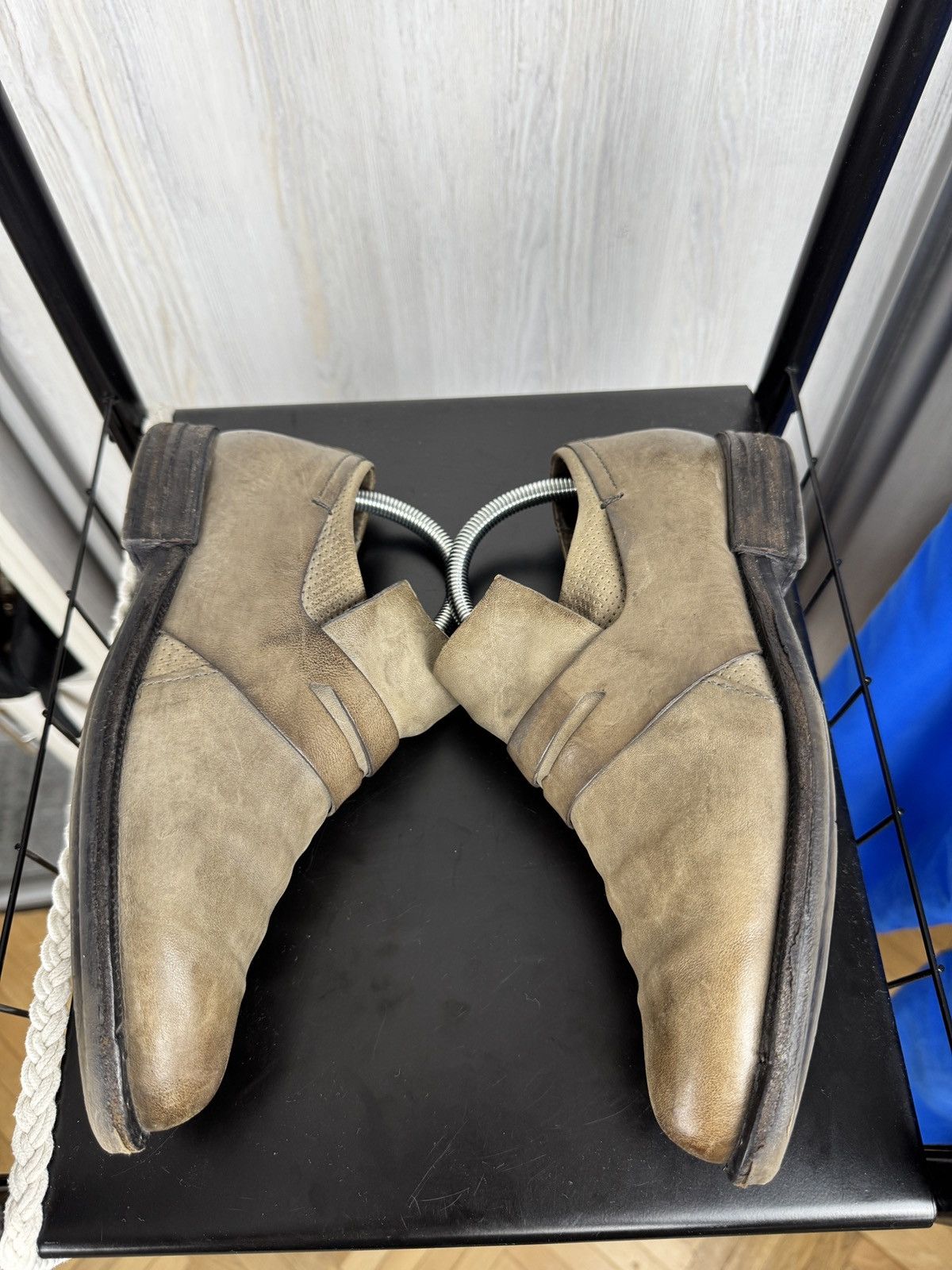 A.S.98 A.S.98 avant garde beige ankle loafer boots Size US 9 / IT 39 - 8 Thumbnail