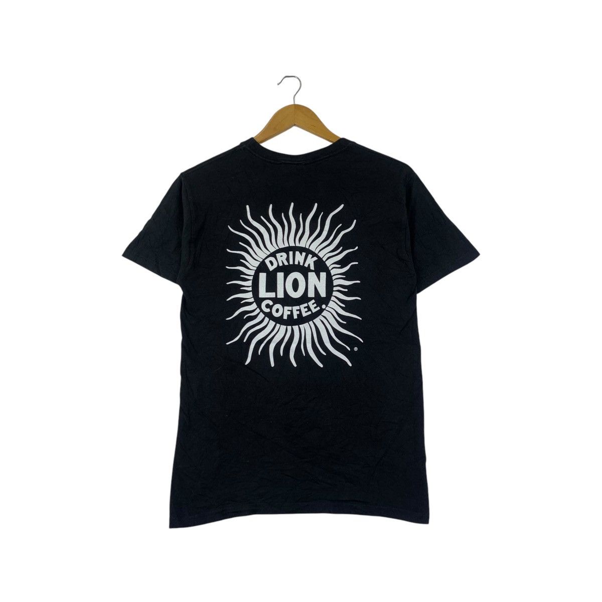Hanes Vintage LION COFFEE HAWAII Island Beach Honolulu Tee Shirt Size S / US 4 / IT 40 - 4 Thumbnail