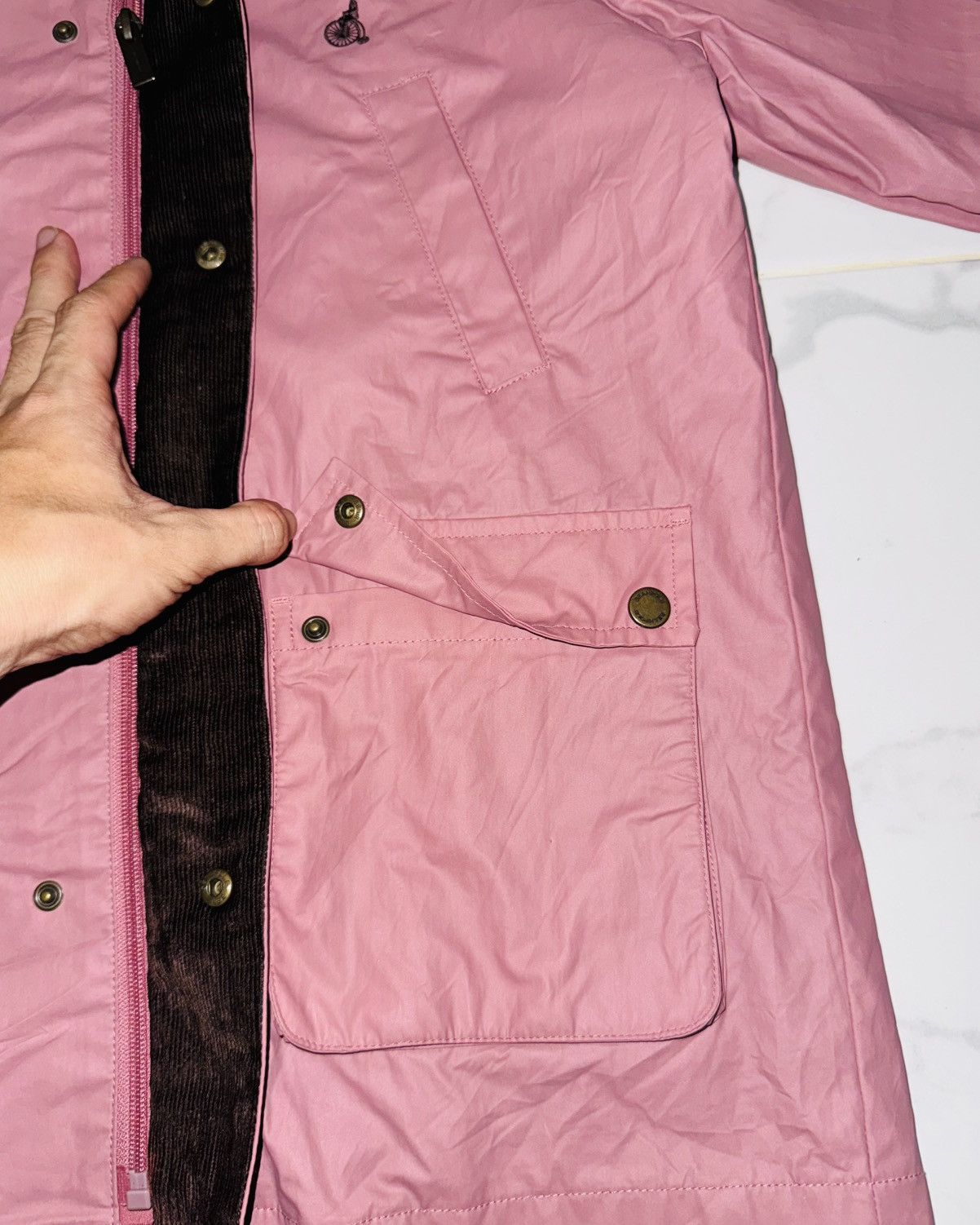 BEANPOLE Bean Pole Light Outdoor Jacket with Corduroy Collar Size US XXS / EU 40 - 6 Thumbnail