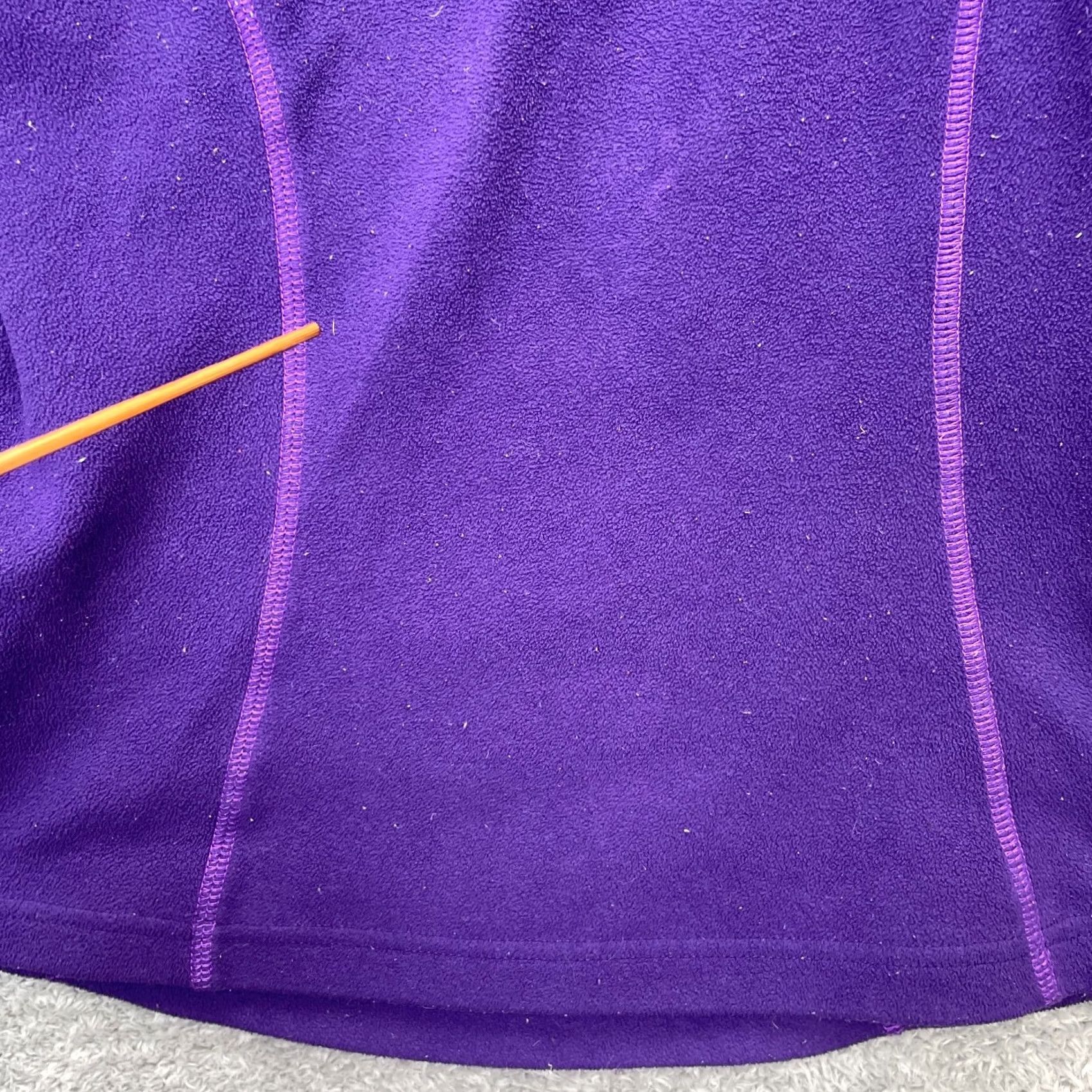 Mountain Hardwear Mountain Hardwear Purple Fleece Sweatshirt Womens XS Mock Neck Half Zip Size XS / US 0-2 / IT 36-38 - 3 Thumbnail