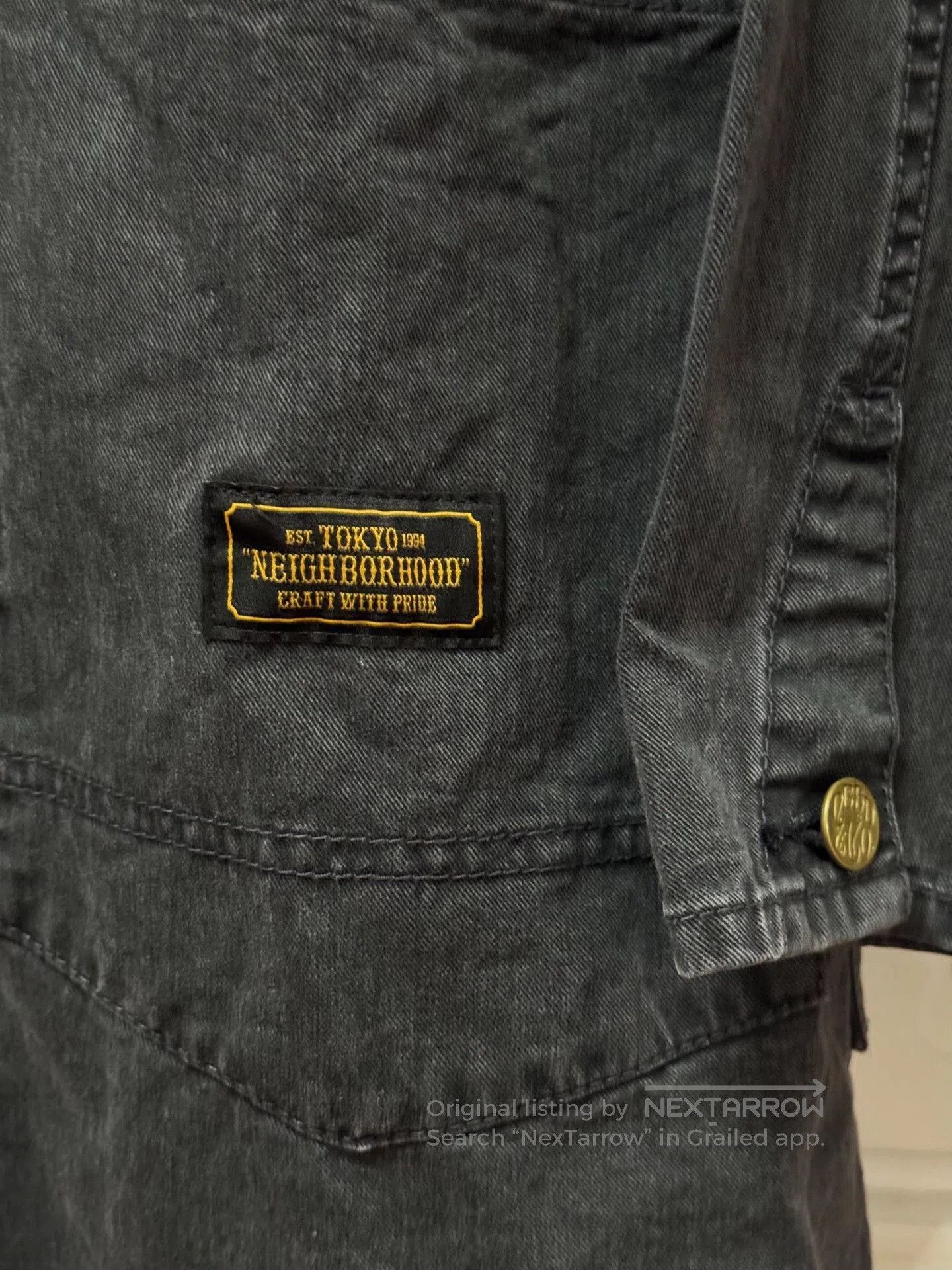 Wtaps Neighborhood Long Denim Jacket. Size US L / EU 52-54 / 3 - 5 Thumbnail